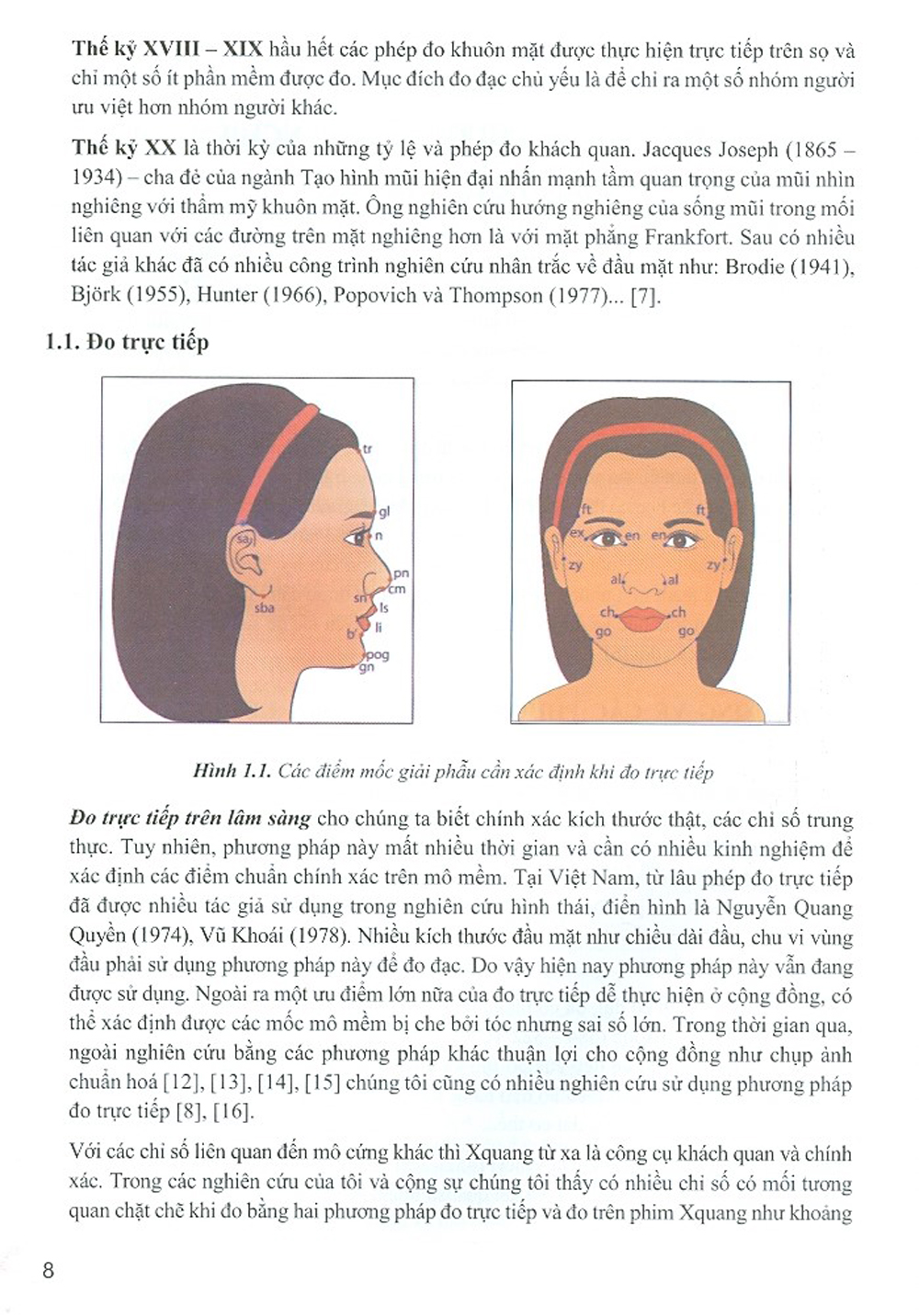 Chỉ Số Đầu Mặt Ở Một Số Lứa Tuổi Trẻ Em Việt Nam (Sách Chuyên Khảo)