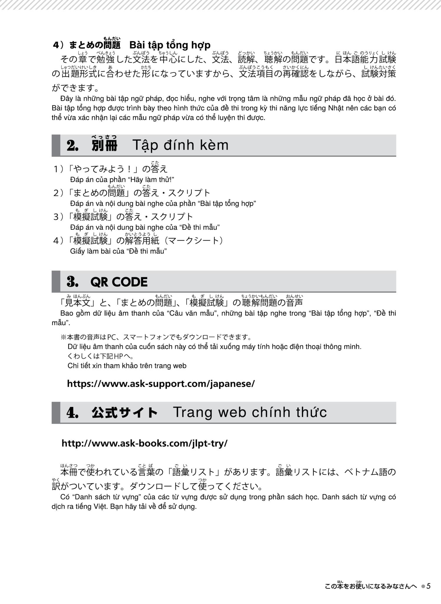 Try! Thi Năng Lực Nhật Ngữ N4 - Phát Triển Các Kỹ Năng Tiếng Nhật Từ Ngữ Pháp (Phiên Bản Tiếng Việt)