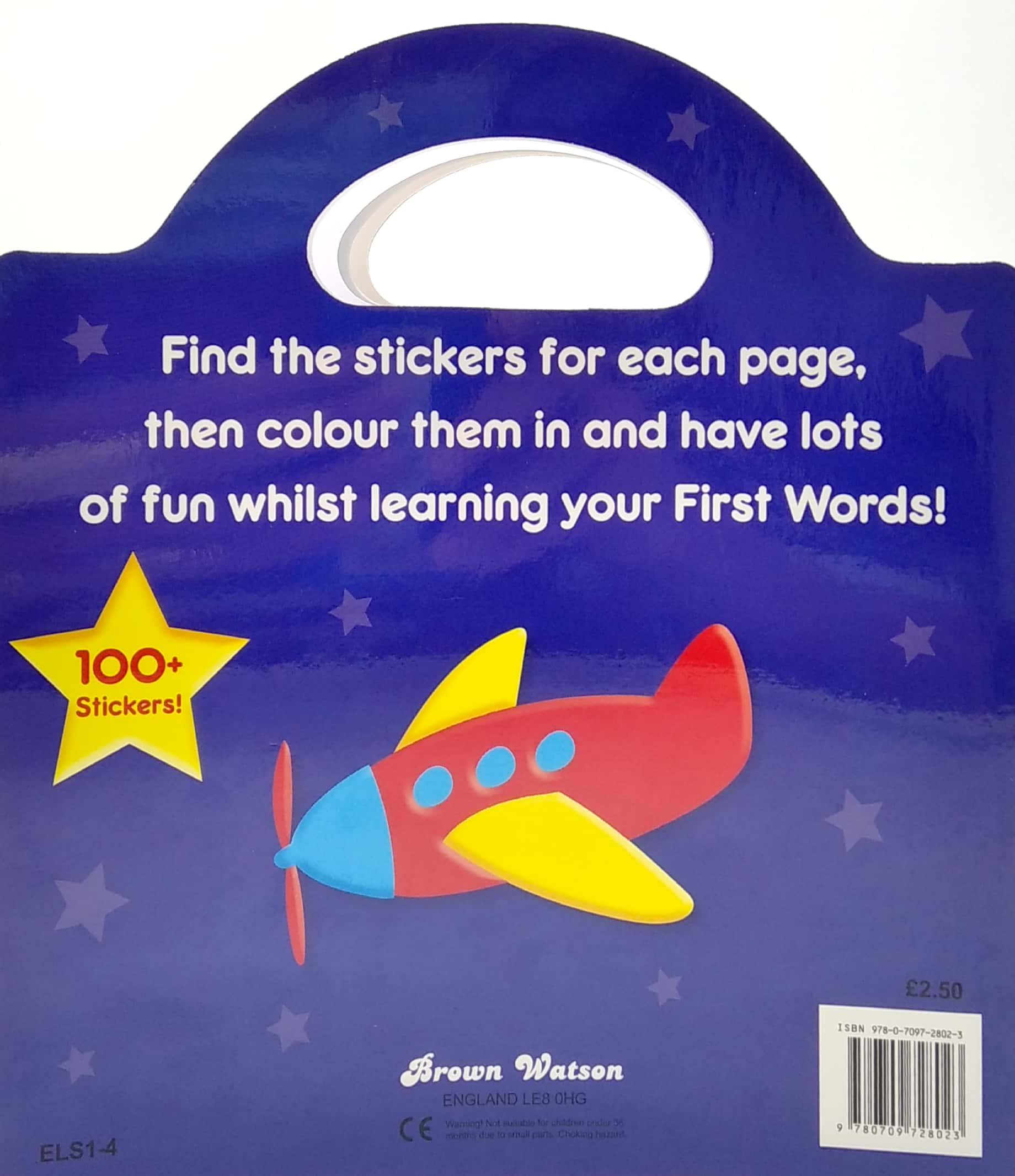 Early Learning First Words - Sticker Activity