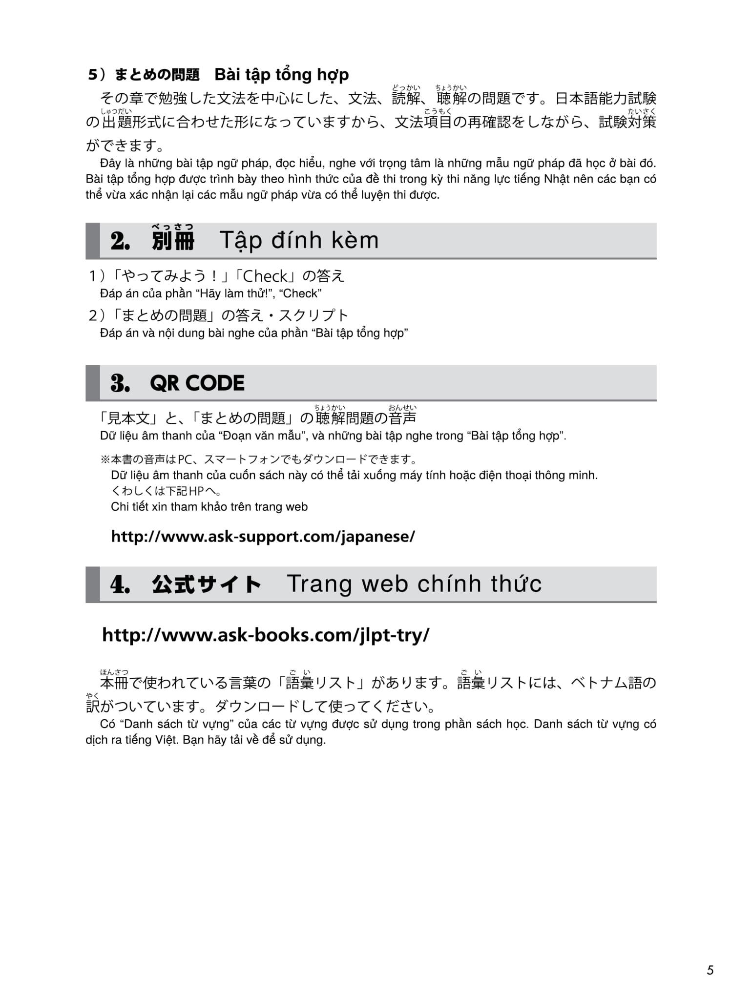 Try! Kỳ Thi Năng Lực Nhật Ngữ N1 - Phát Triển Các Kỹ Năng Tiếng Nhật Từ Ngữ Pháp (Phiên Bản Tiếng Việt)