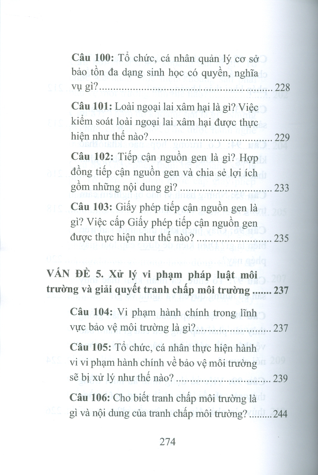 Hướng Dẫn Ôn Tập Luật Môi Trường - Dùng Cho Hệ Đào Tạo Cử Nhân Và Thạc Sĩ Các Chuyên Ngành Thuộc Lĩnh Vực Khoa Học Pháp Lý