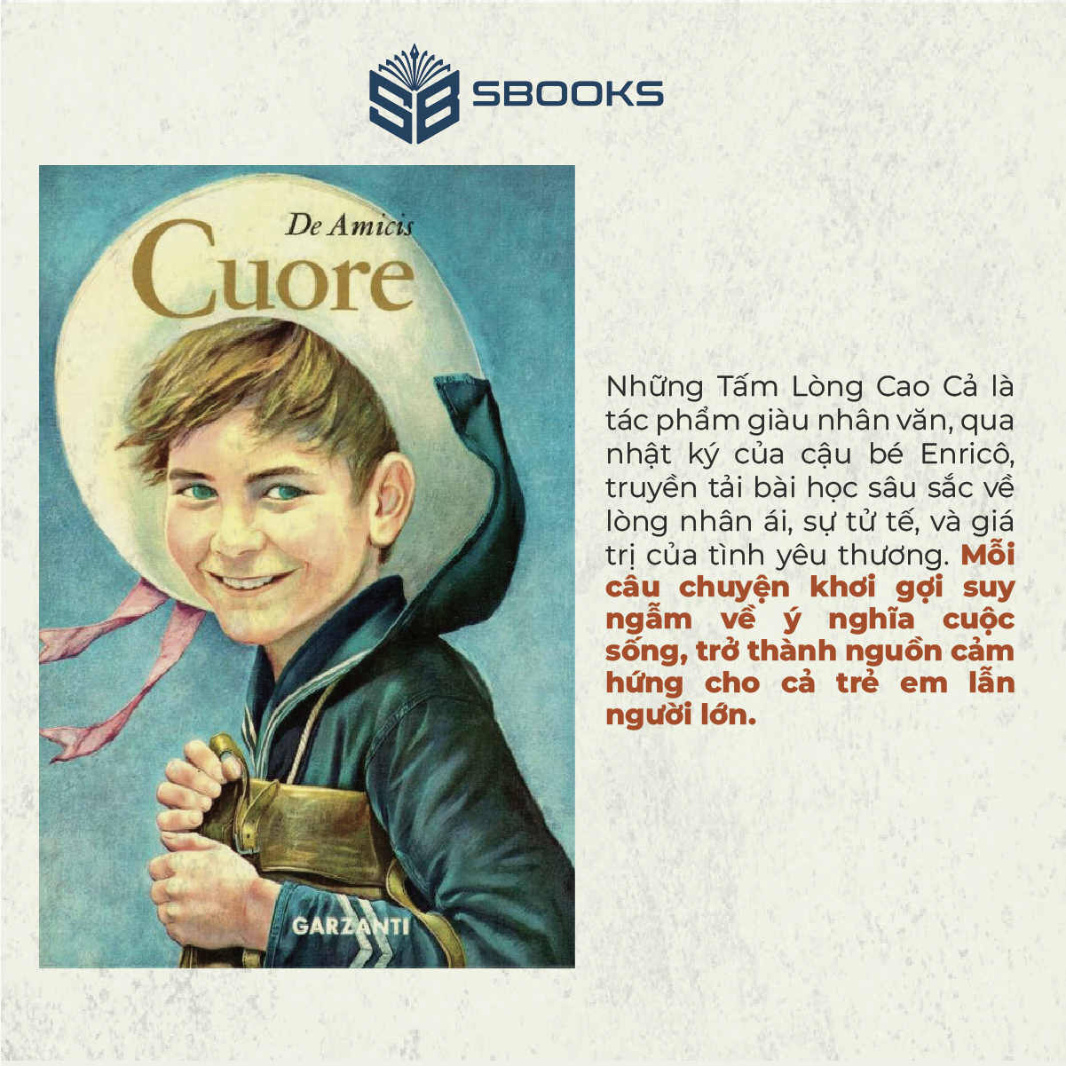 Sách - Những Tấm Lòng Cao Cả (Edmondo De Amicis) - SBOOKS