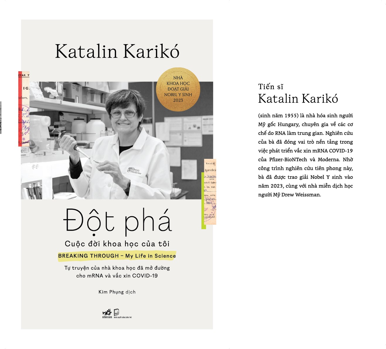 Sách - Đột phá - Cuộc đời khoa học của tôi (Katalin Karikó) (Nhã Nam Official)