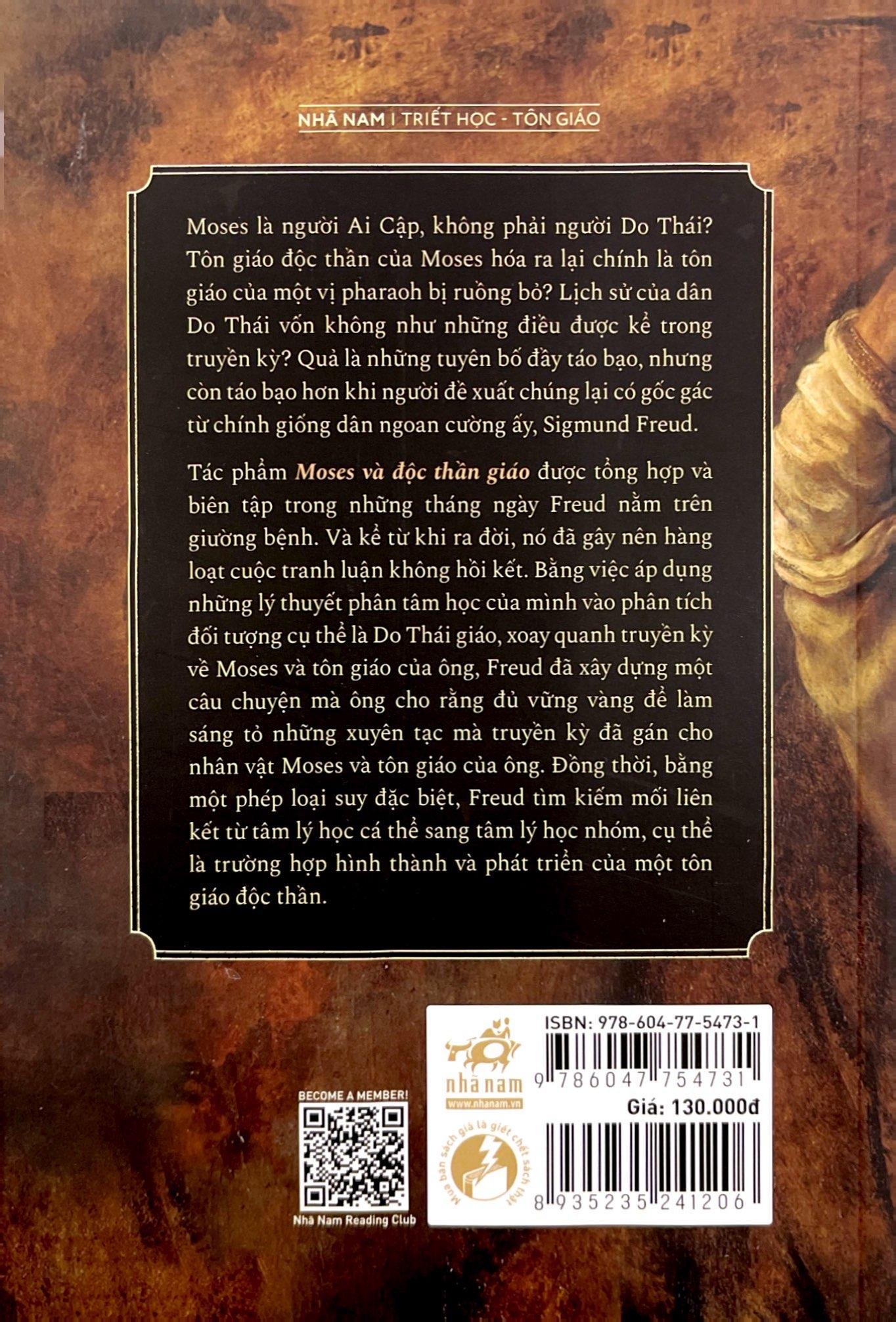 Sách - Moses Và Độc Thần Giáo