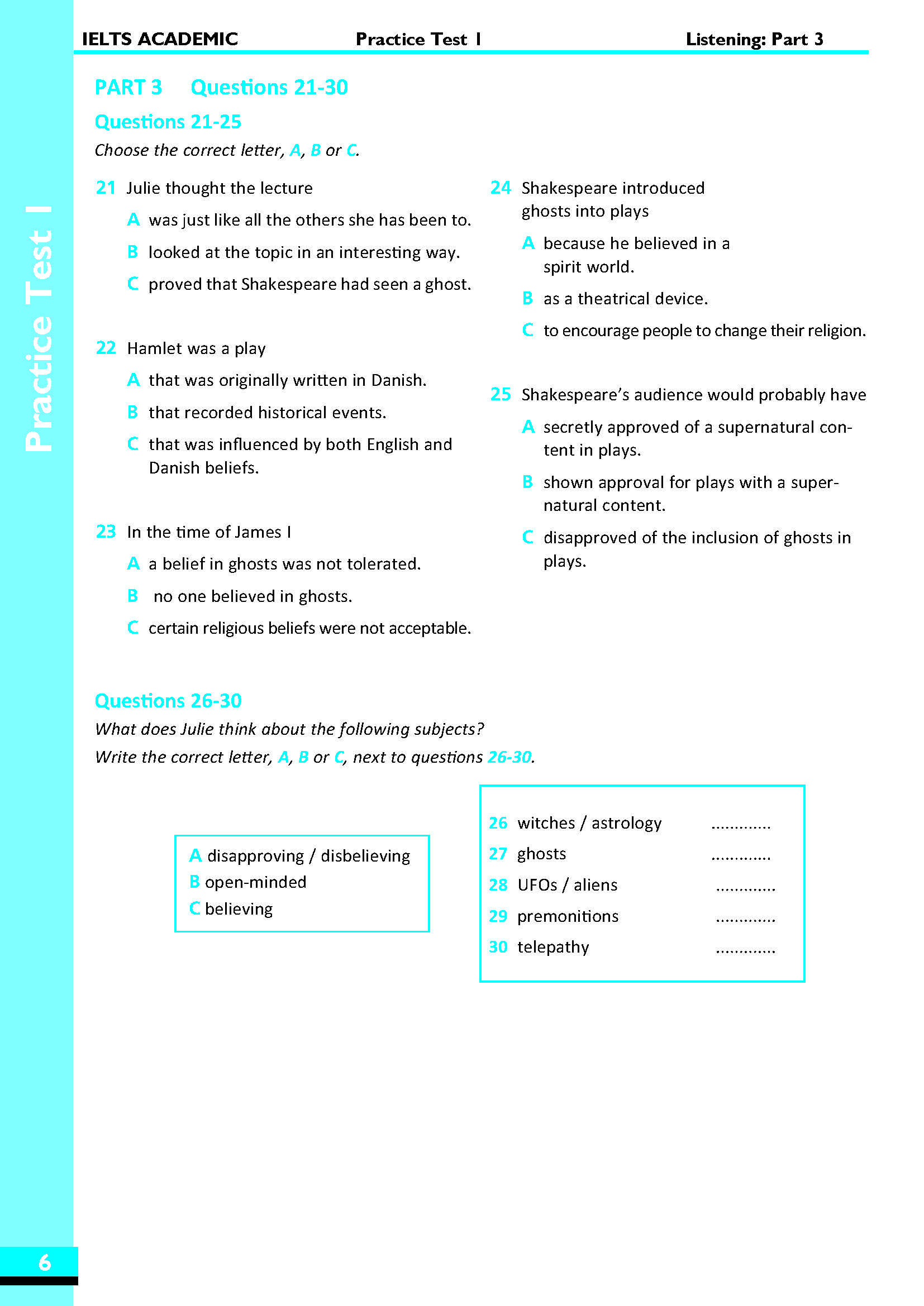 IELTS in Depth 3 (6.5 - 7.5+) - 6 Pratice Tests
