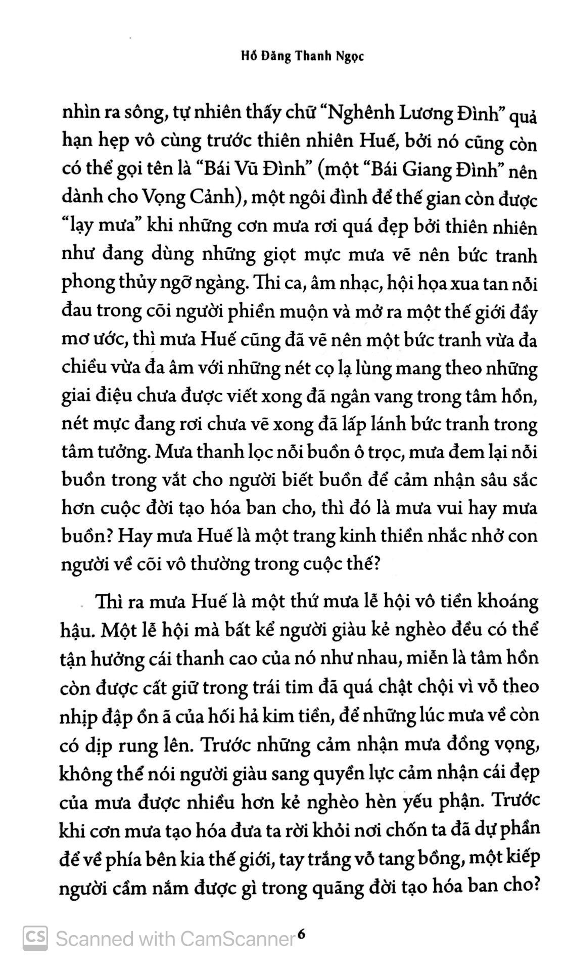 Giọt Mực Của Mưa Huế