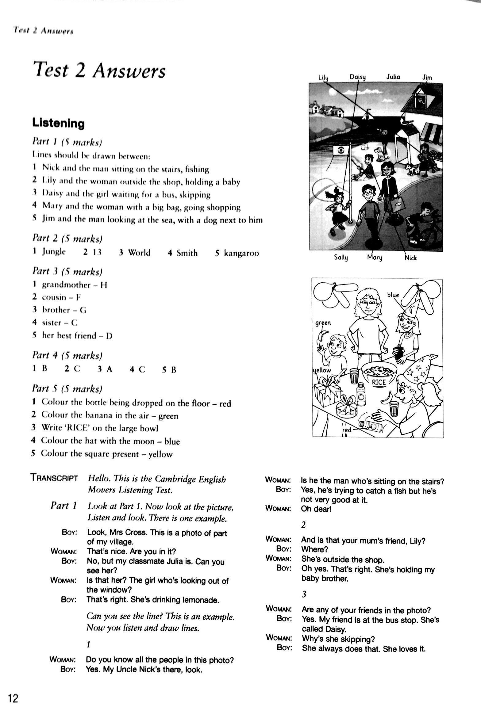 Cambridge English Movers 1 for Revised Exam from 2018 Ans Booklet