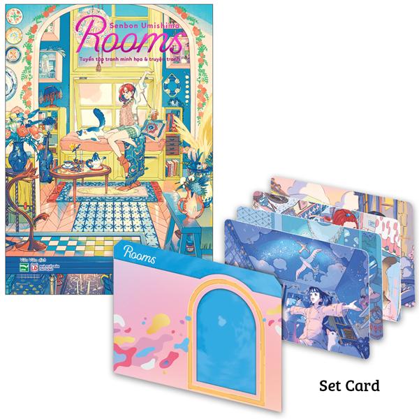 Sách - Rooms - Tuyển Tập Tranh Minh Họa Và Truyện Tranh - Bản Đặc Biệt - Tặng Kèm Set Card