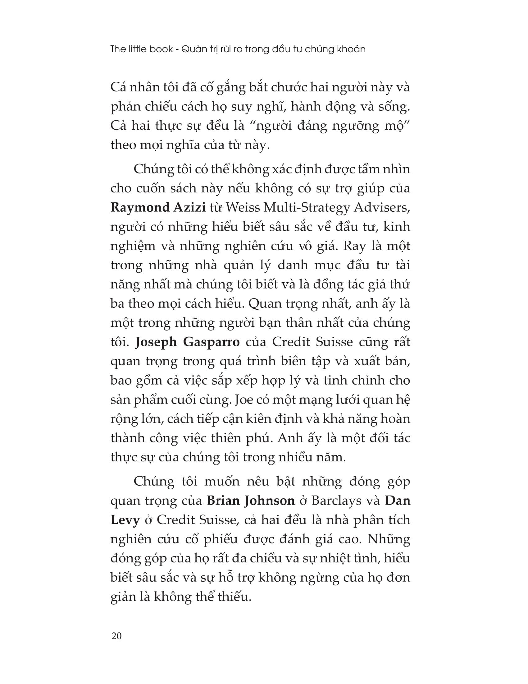 The Little Book - Quản Trị Rủi Ro Trong Đầu Tư Chứng Khoán