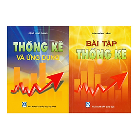 Sách - Combo Thống Kê Và Ứng Dụng + Bài tập thông kê Giáo trình dùng cho các trường Đại học và Cao đẳng (DN)