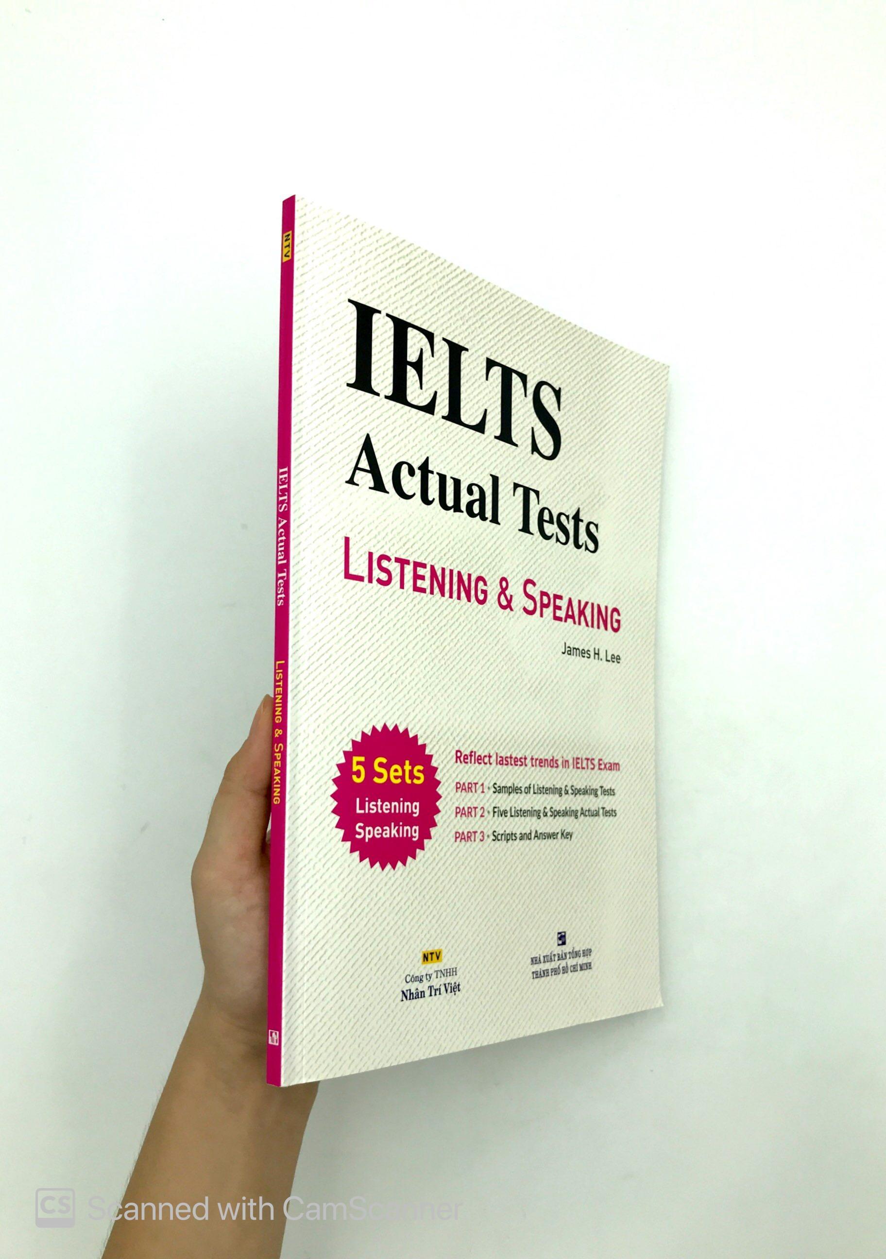 IELTS Actual Test Listening & Speaking (Kèm CD)