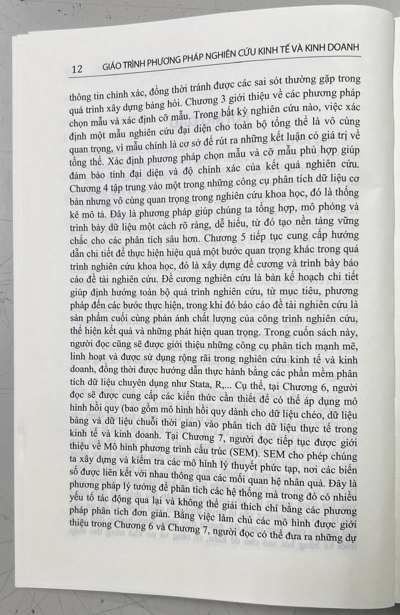 Sách - Giáo Trình Phương Pháp Nghiên Cứu Kinh Tế Và Kinh Doanh