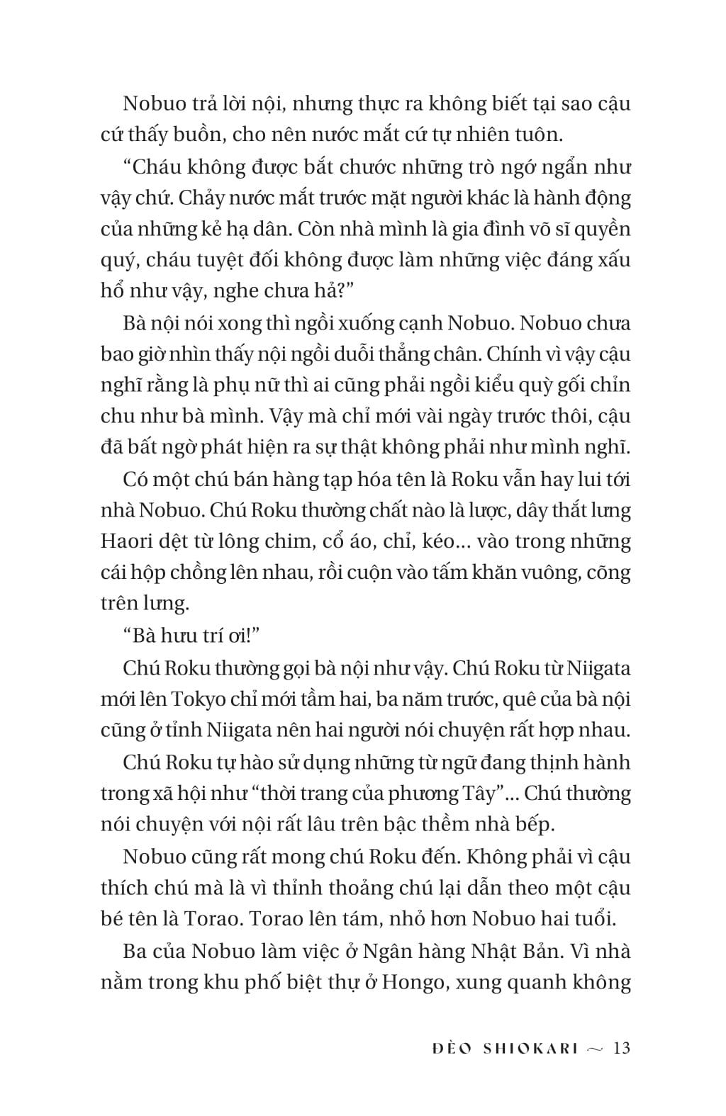 Sách - Đèo Shiokari