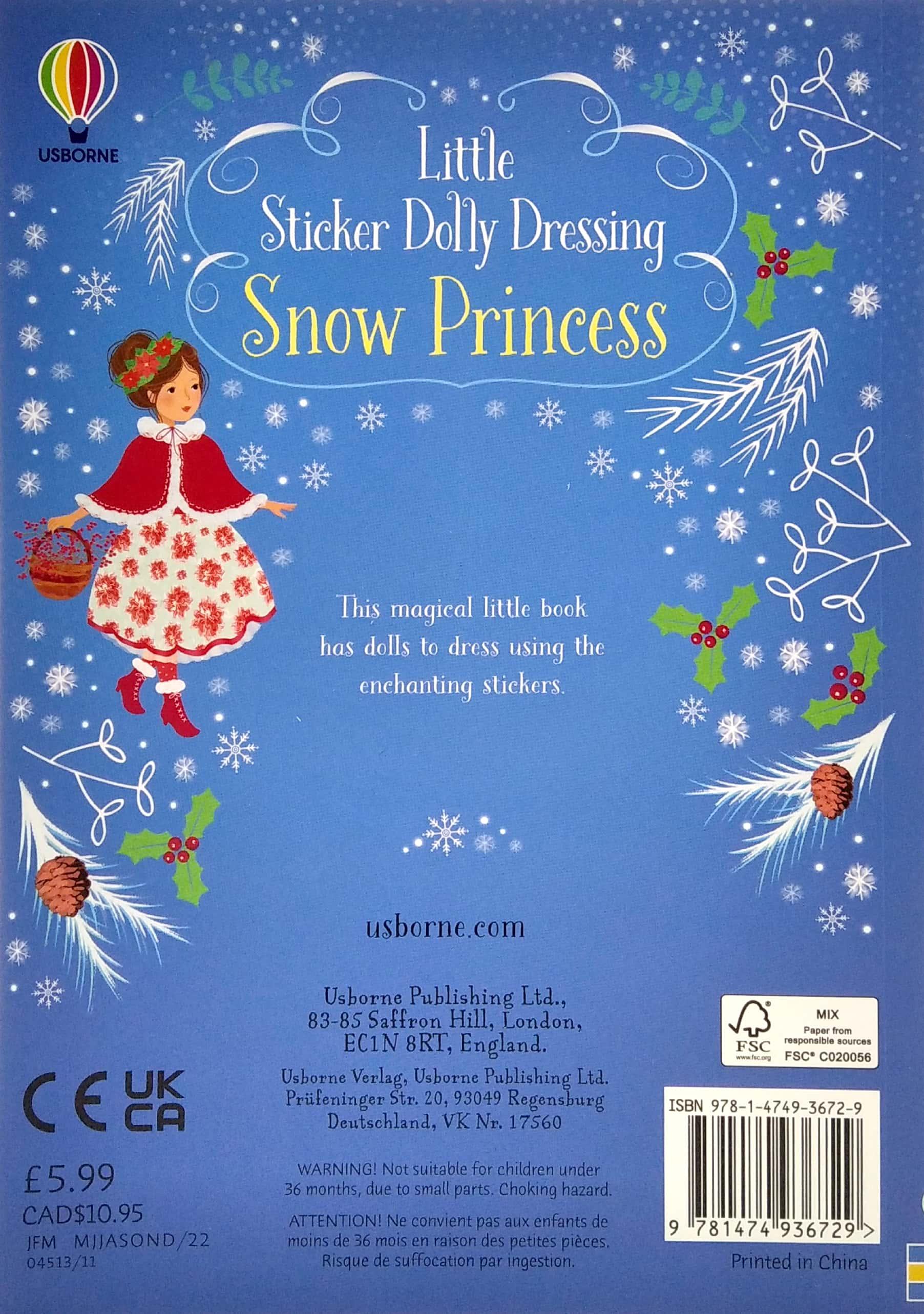 Little Sticker Dolly Dressing Snow Princess
