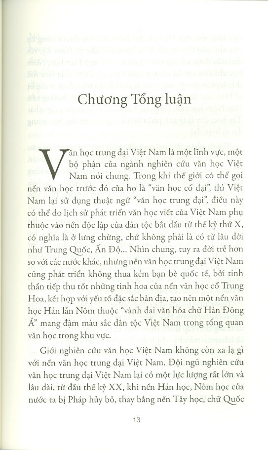 Văn Học Trung Đại Việt Nam Nhìn Từ Thể Loại Tiểu Thuyết Truyền Kỳ Chữ Hán (TH)