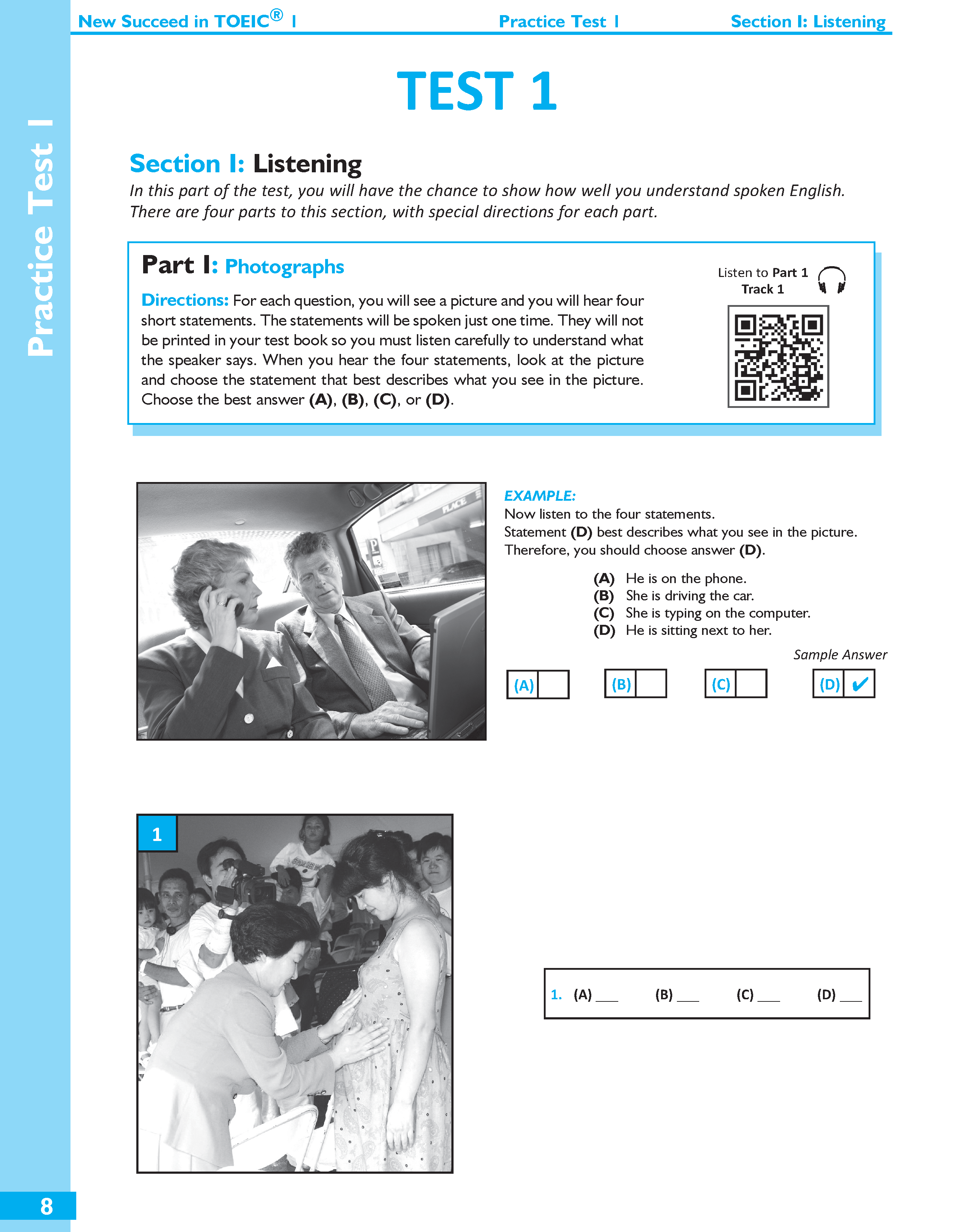 Succeed in TOEIC 1 (550-750) with 6 Practice Tests - New Revised format 2018