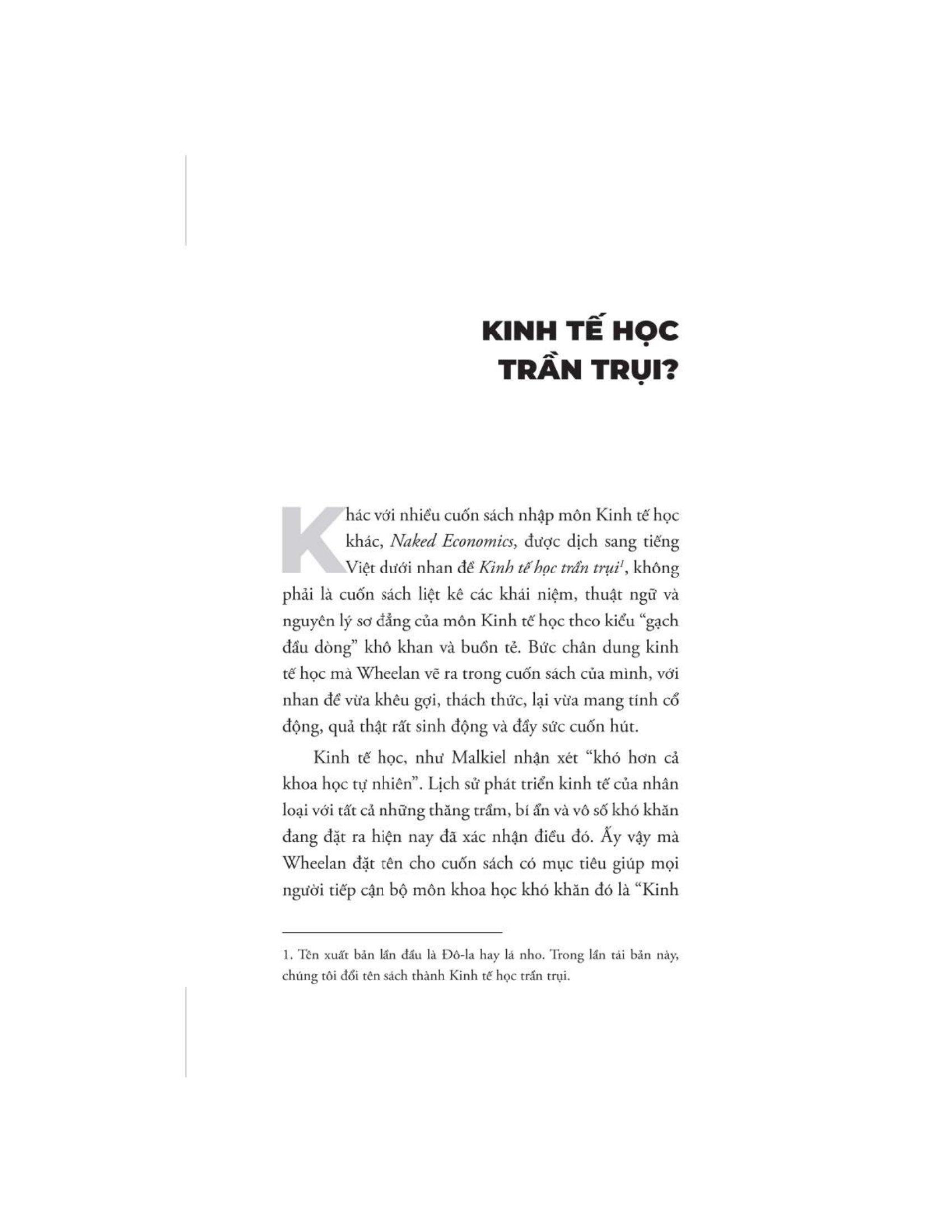 Kinh Tế Học Trần Trụi