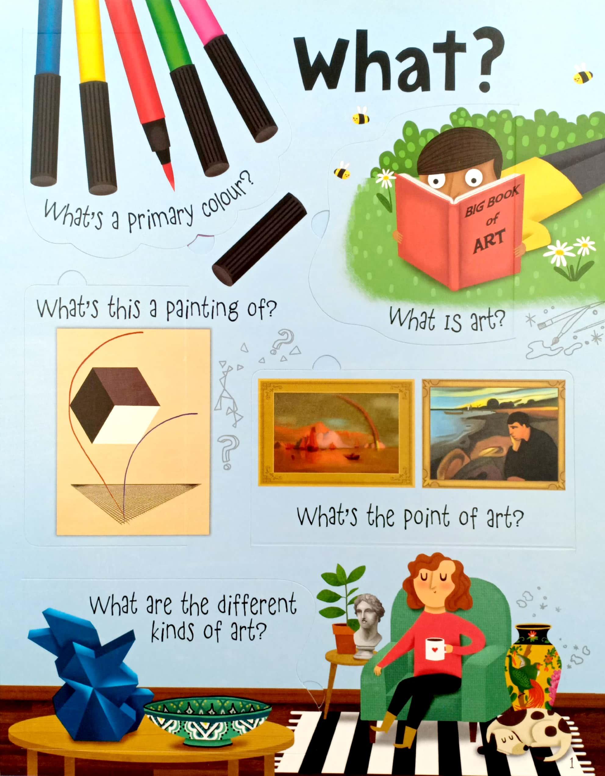 Usborne Lift-the-Flap Questions and Answers about Art