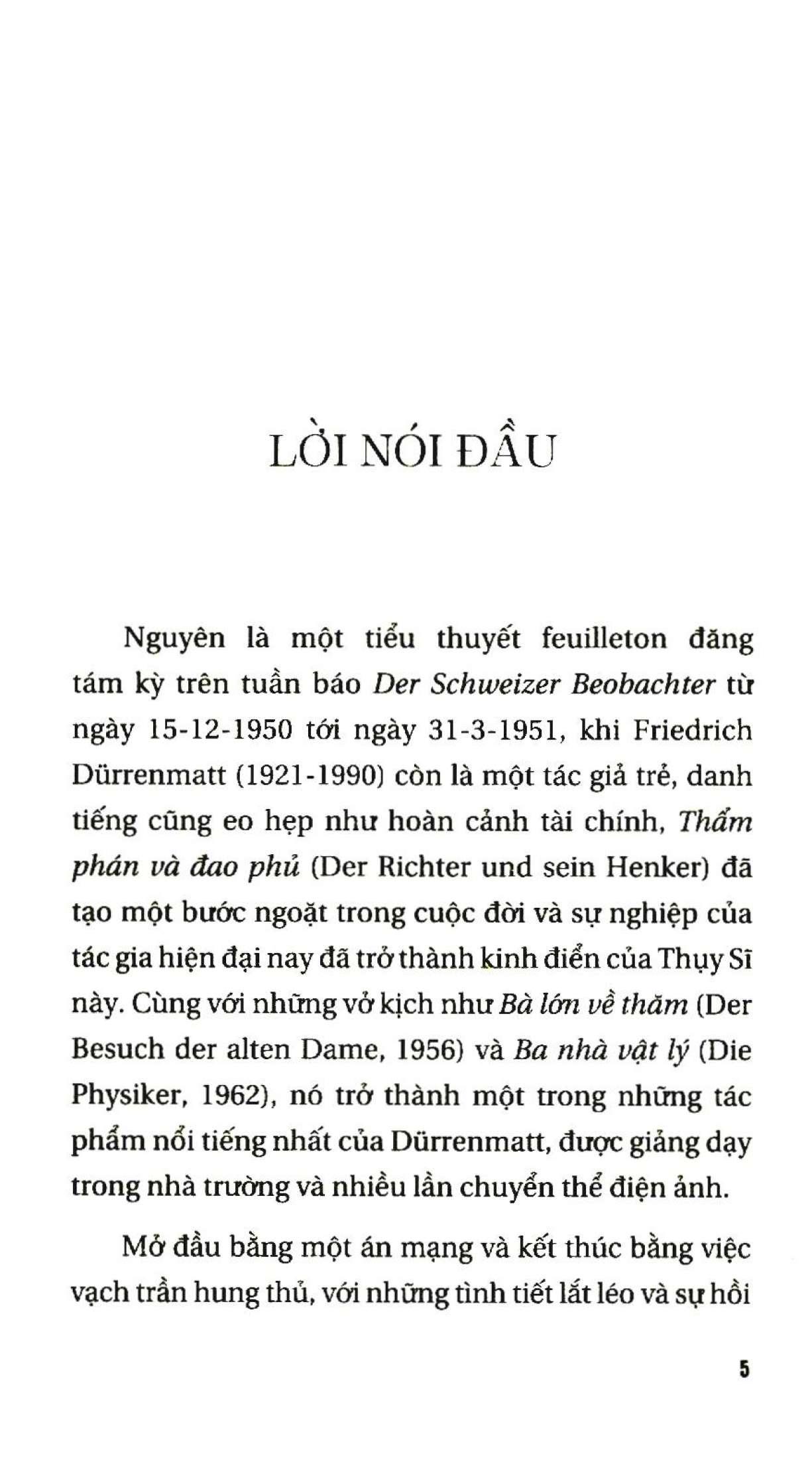 Thẩm Phán và Đao Phủ
