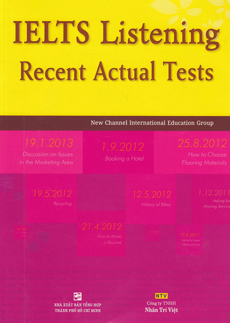 Ielts Listening Recent Actual Test