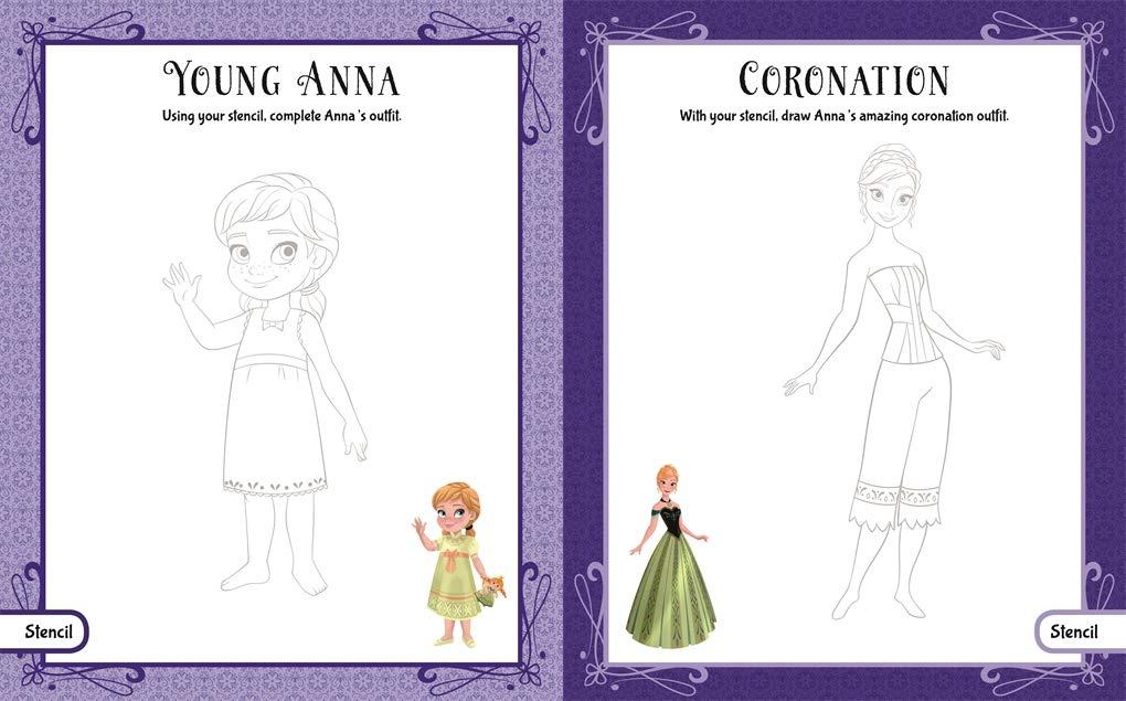 Disney Frozen Design And Create Sketchpad