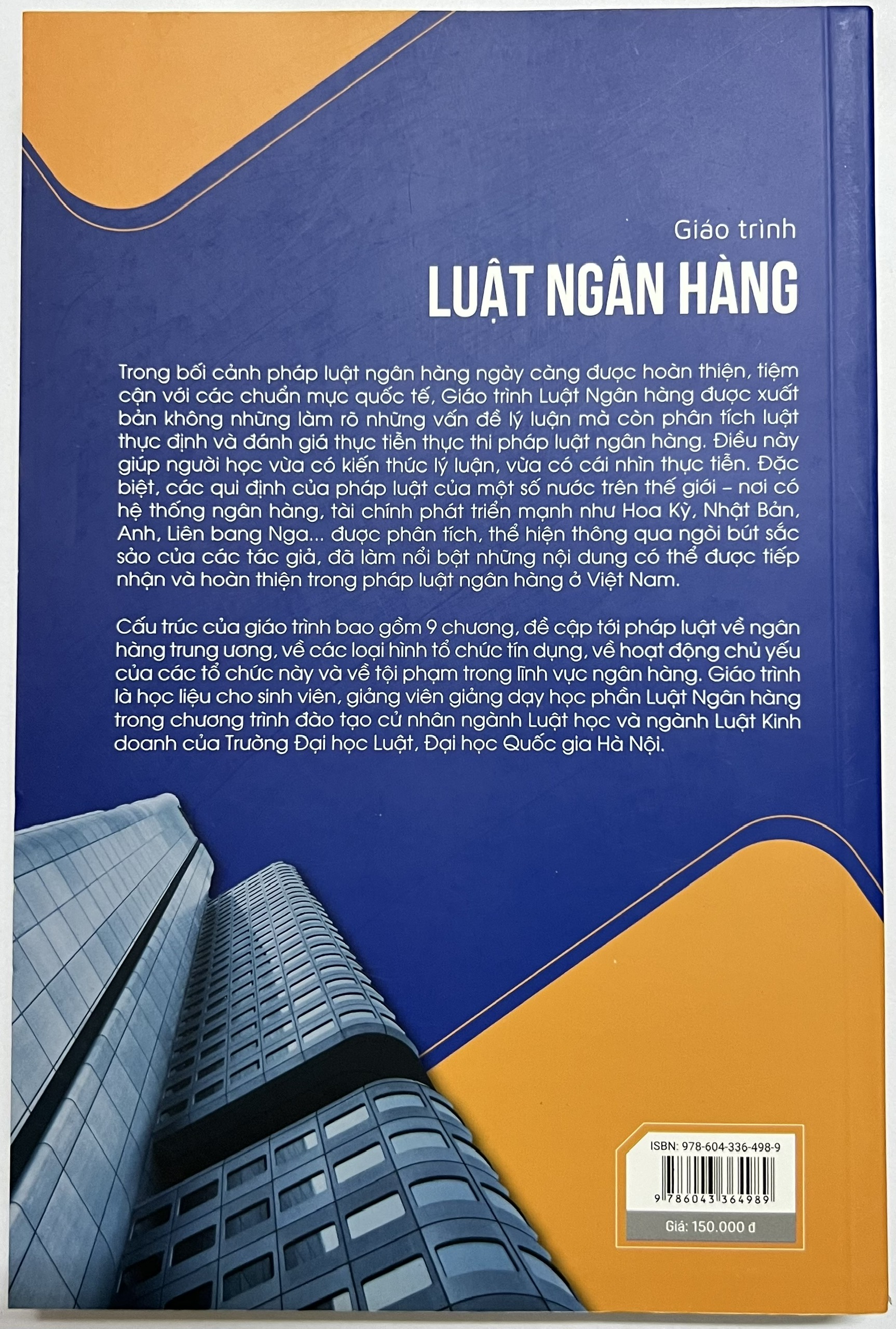Sách - Giáo Trình Luật Ngân Hàng
