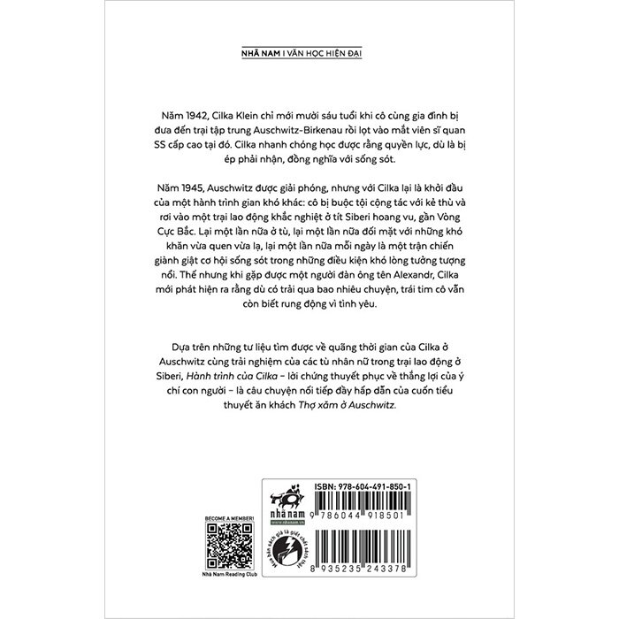 Hành Trình Của Cilka - Phần Tiếp Theo Của Thợ Xăm Ở Auschwitz