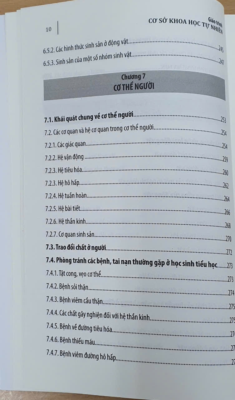 Sách - Giáo trình cơ sở khoa học tự nhiên