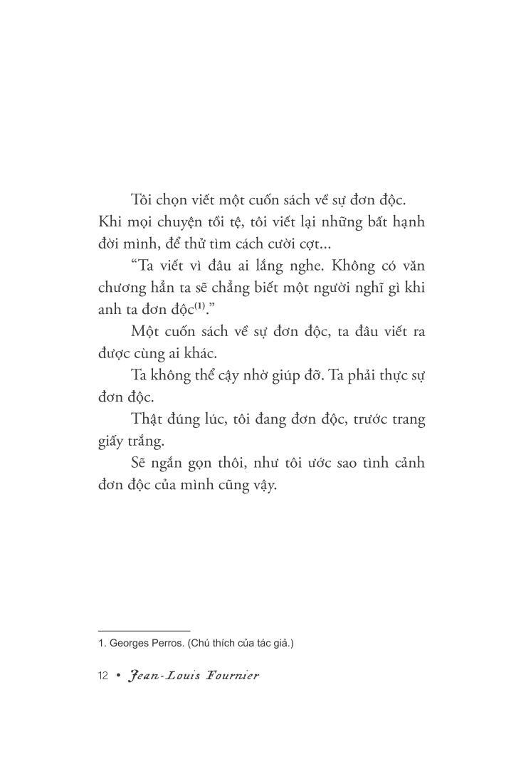 Đâu Chỉ Độc Mình Tôi Đơn Độc