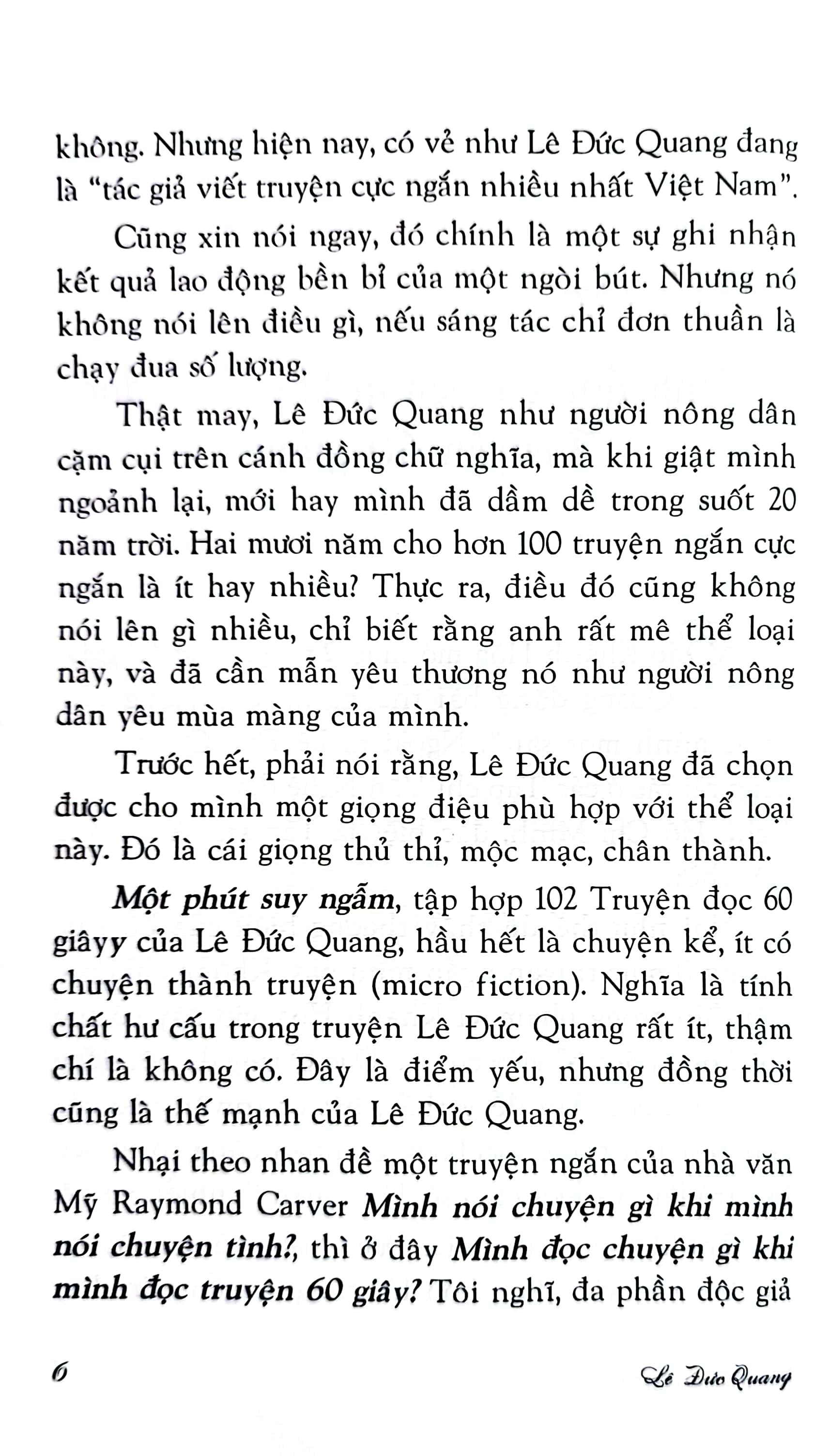 Một Phút Suy Ngẫm