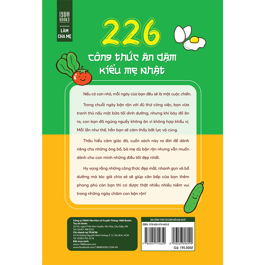 226 Công Thức Ăn Dặm Kiểu Mẹ Nhật