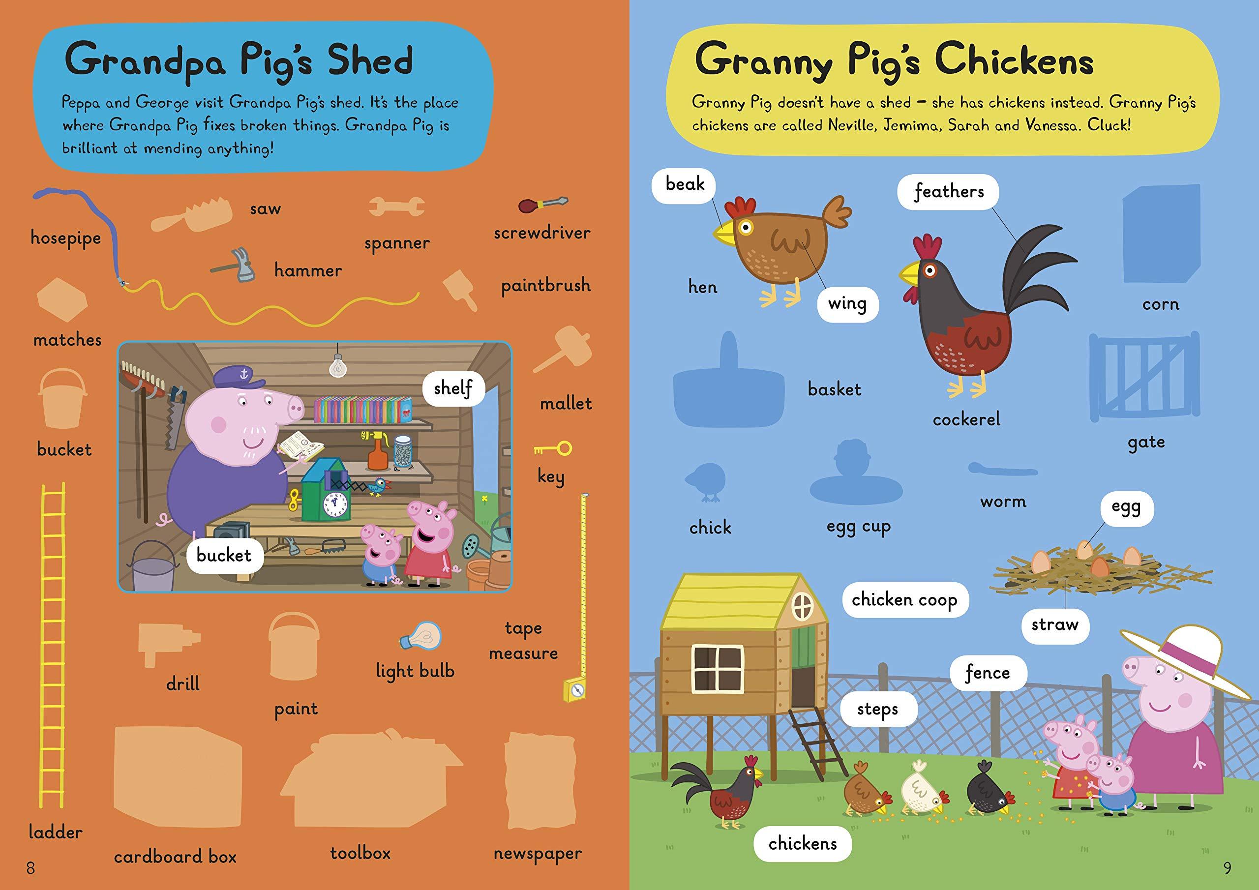 Peppa Pig: 1000 First Words Sticker Book