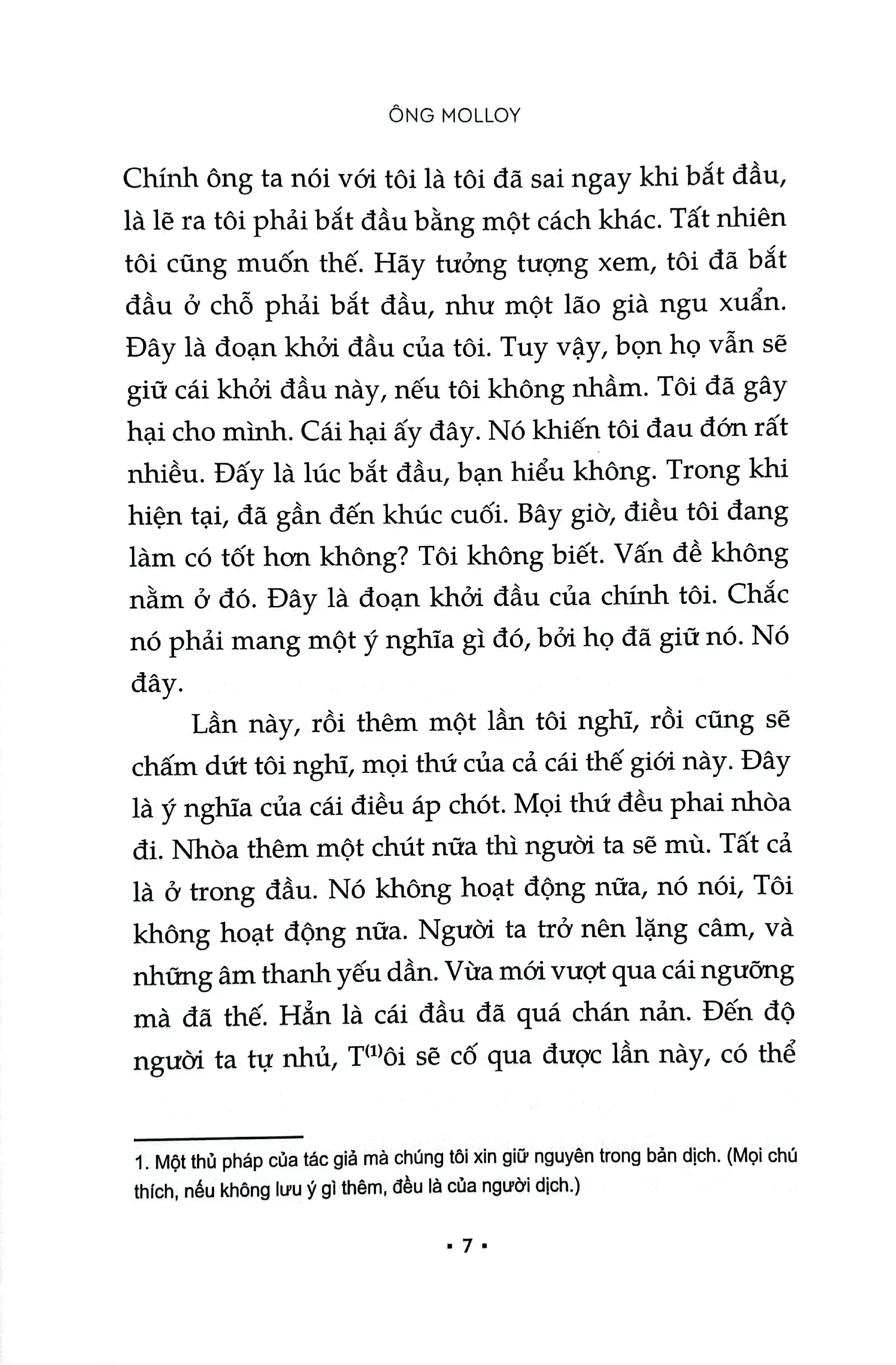 Sách - Ông Molloy