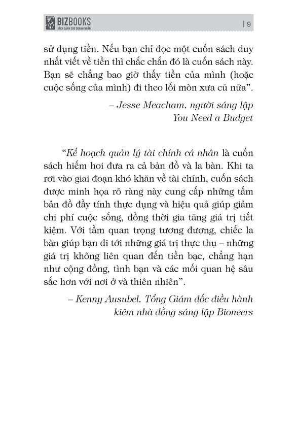 Kế Hoạch Quản Lý Tài Chính Cá Nhân - "Phương Pháp 9 Bước Để Đặt Được Tự Do Tài Chính"