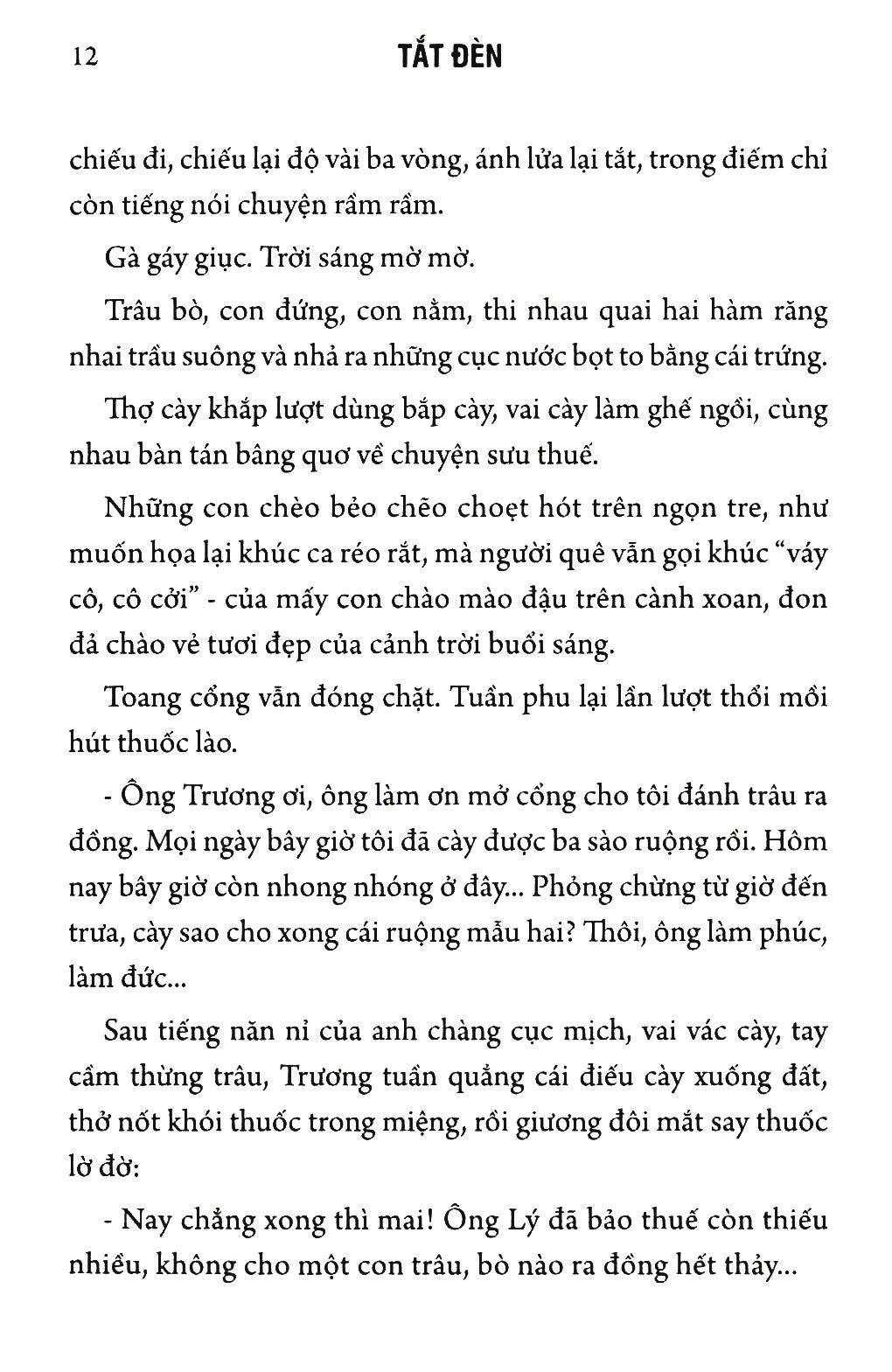 Tắt Đèn (Tái Bản 2020)
