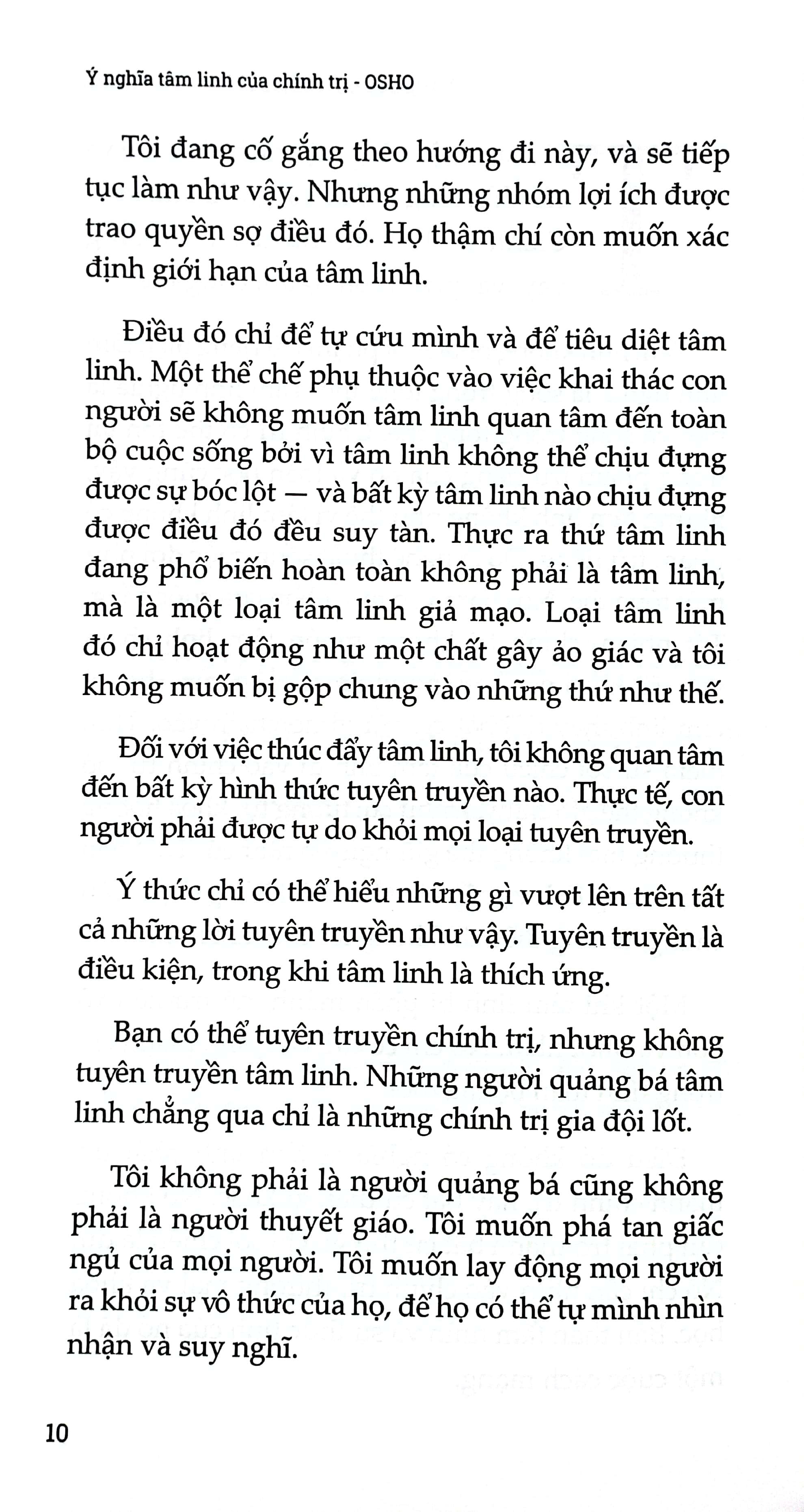 Ý Nghĩa Tâm Linh Của Chính Trị