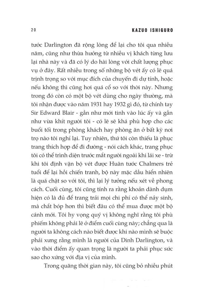 Tàn Ngày Để Lại (Bìa Cứng)