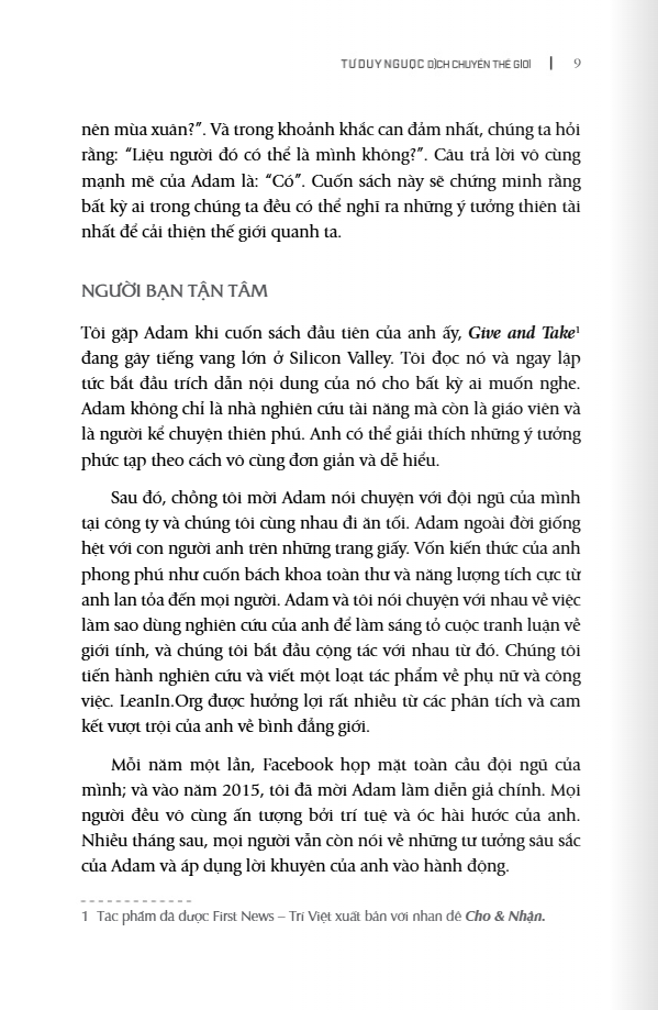 Sách - Tư Duy Ngược Dịch Chuyển Thế Giới - Originals: How Non-Conformists Move The World