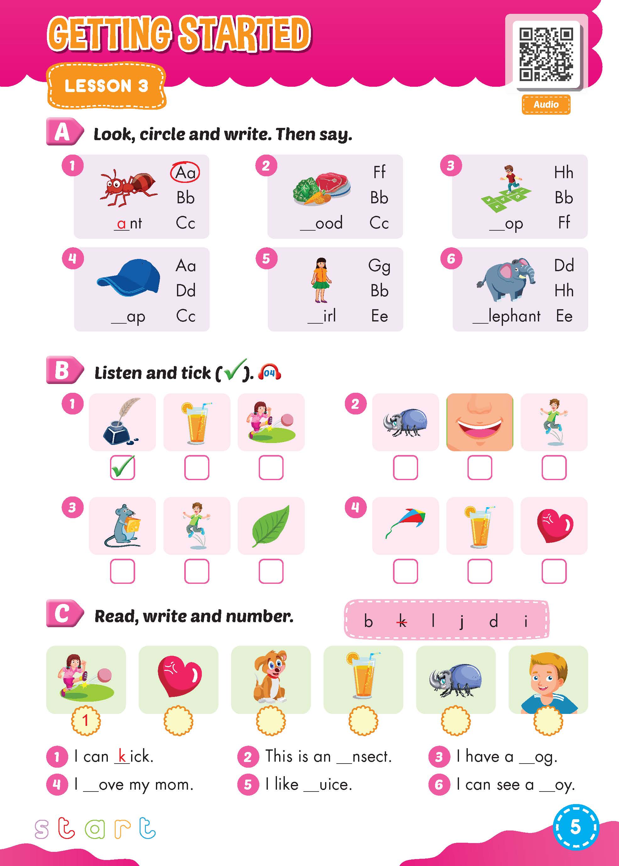 Bài tập Bổ trợ Tiếng Anh 2 i-Learn Smart Start