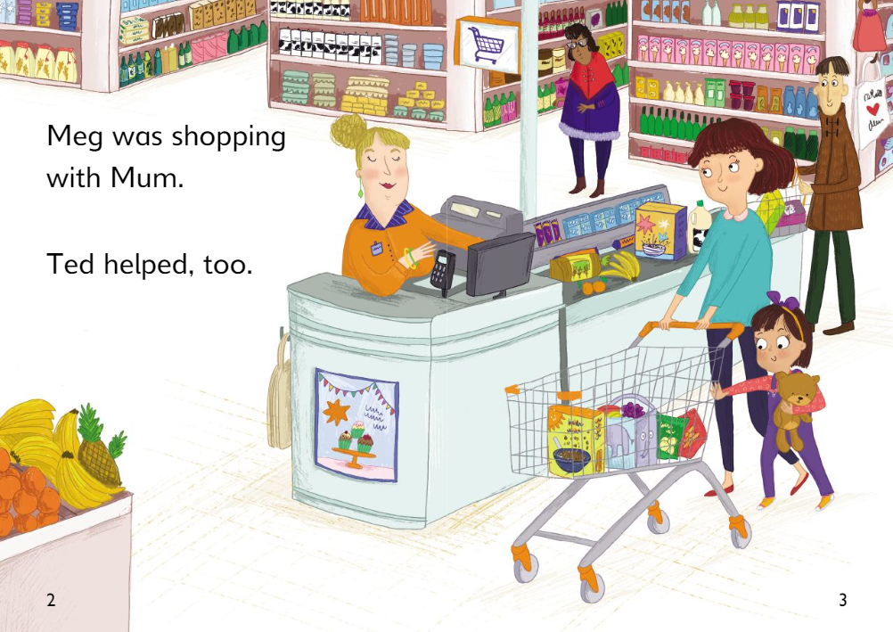 Reading Champion: Meg And Ted: Independent Reading Red 2