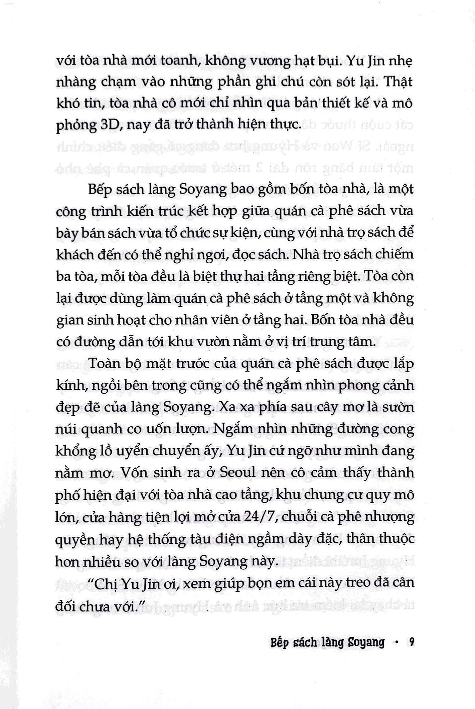 Bếp Sách Làng Soyang