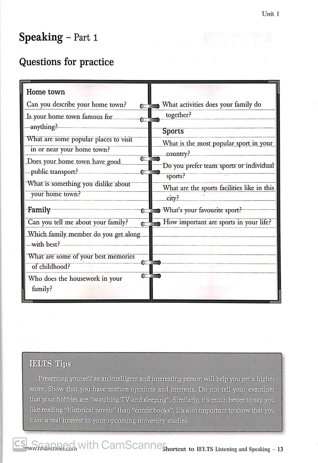 Shortcut To IELTS Listening And Speaking