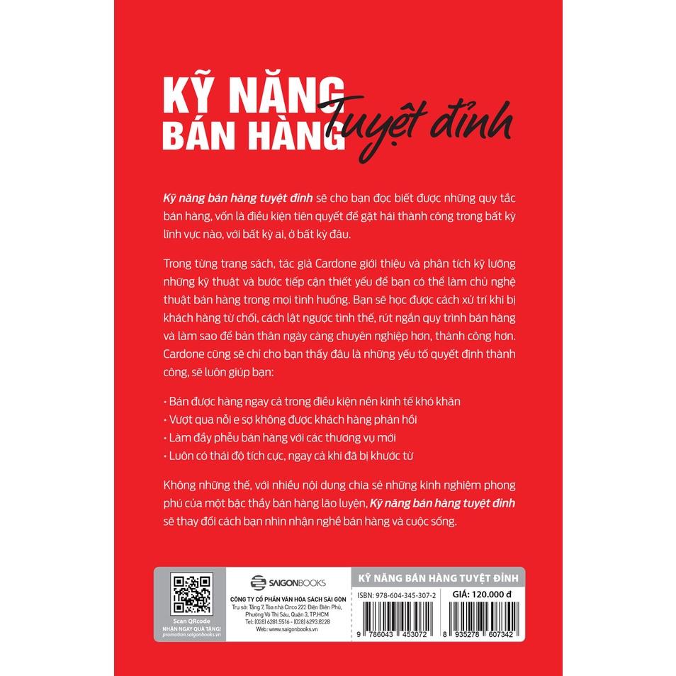 Kỹ năng bán hàng tuyệt đỉnh: Bí quyết sinh tồn trong ngành sales (Sell or Be Sold) - Bản Quyền