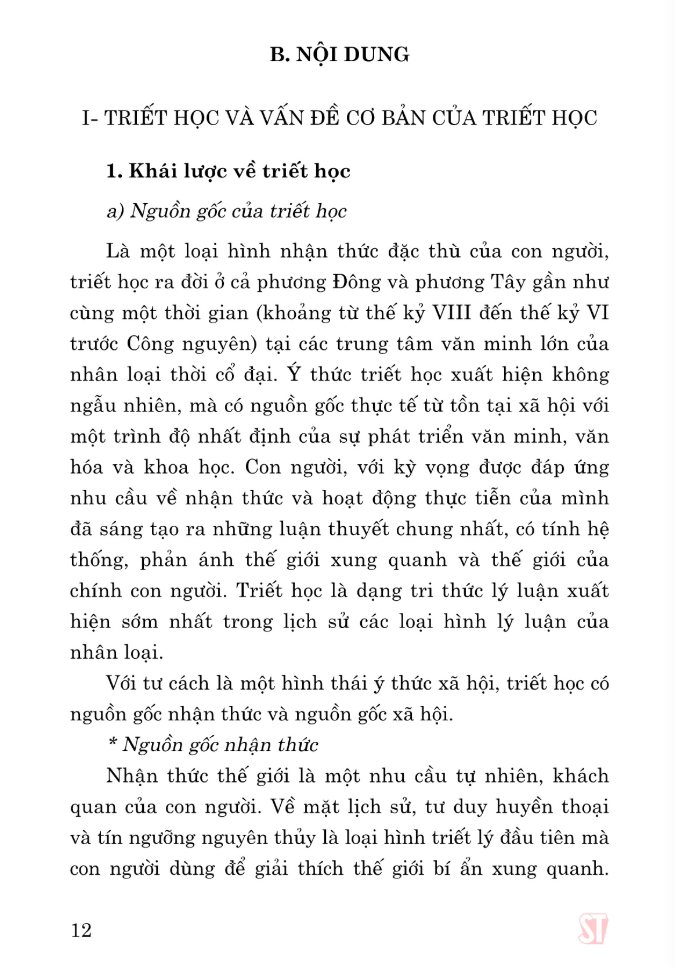 Sách - Giáo Trình Triết Học Mác-Lenin (Dành Cho Bậc Đại Học Hệ Chuyên Lý Luận Chính Trị)
