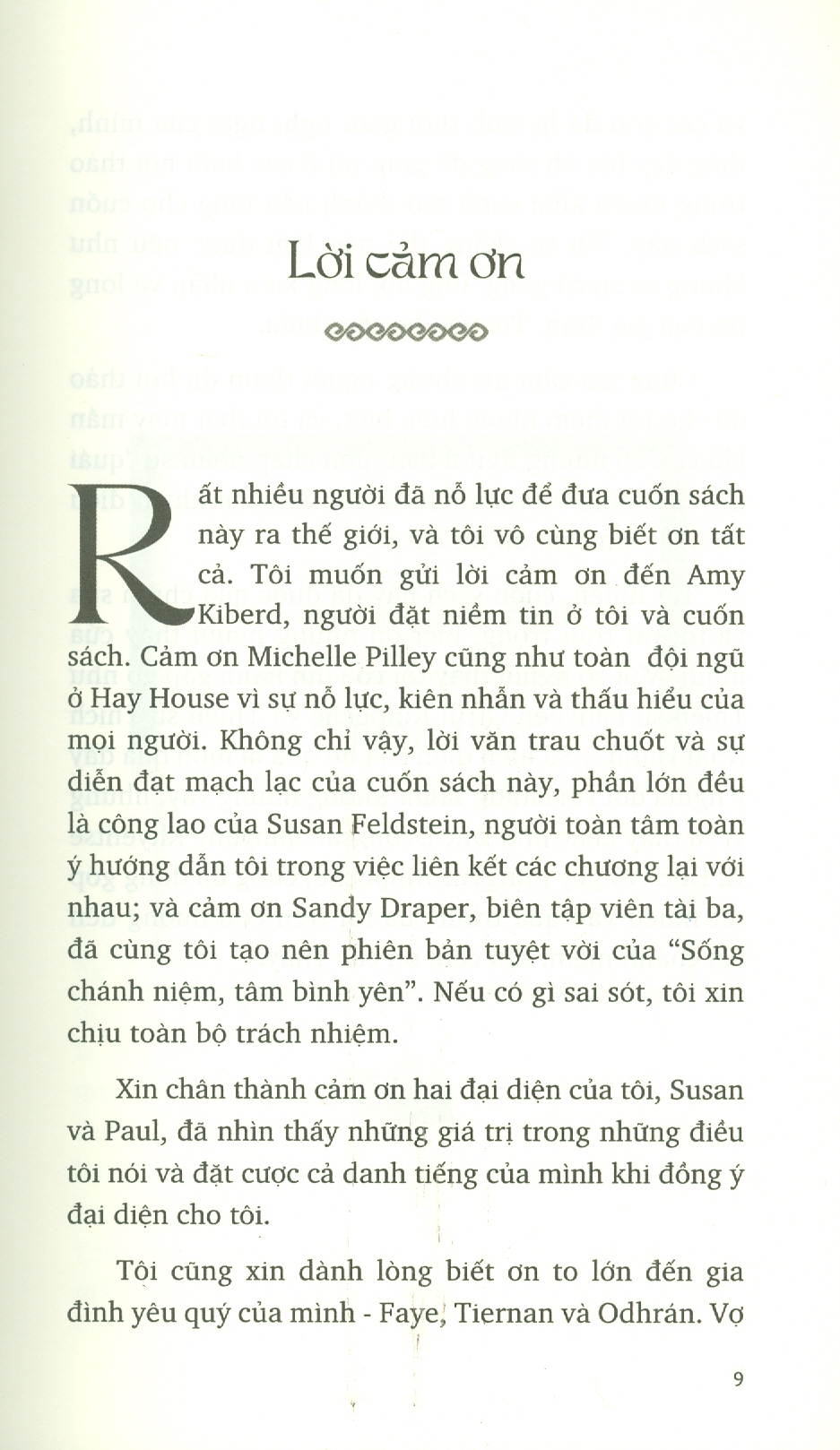 Sống Chánh Niệm, Tâm Bình Yên (Hạnh phúc do thấu hiểu, tĩnh lặng từ bình tâm)