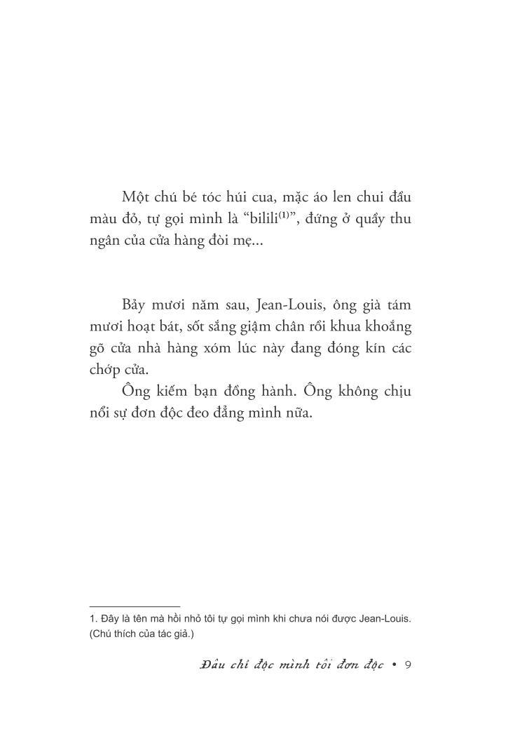 Đâu Chỉ Độc Mình Tôi Đơn Độc