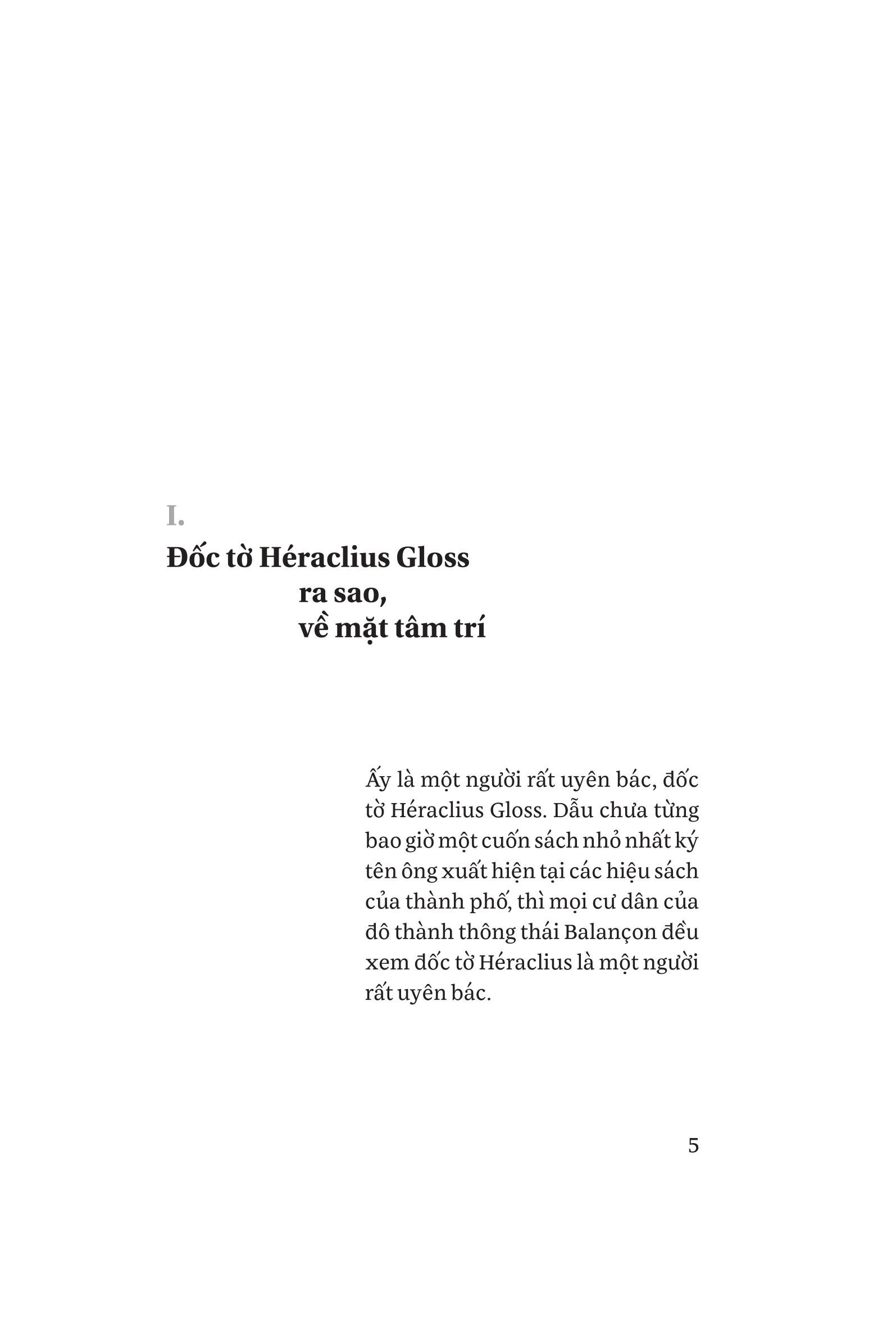 Đốc tờ Héraclius Gloss - Guy de Maupassant