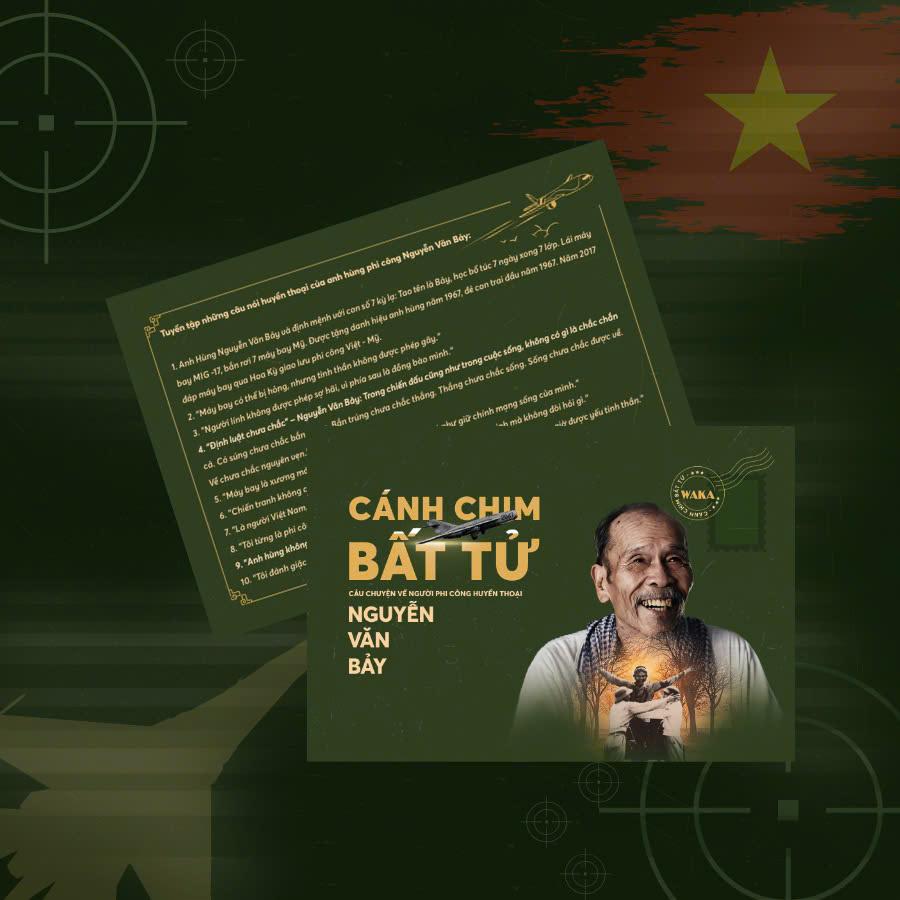Sách - Cánh Chim Bất Tử - Câu Chuyện Về Người Phi Công Huyền Thoại Nguyễn Văn Bảy - Tặng Kèm Bookmark + Postcard