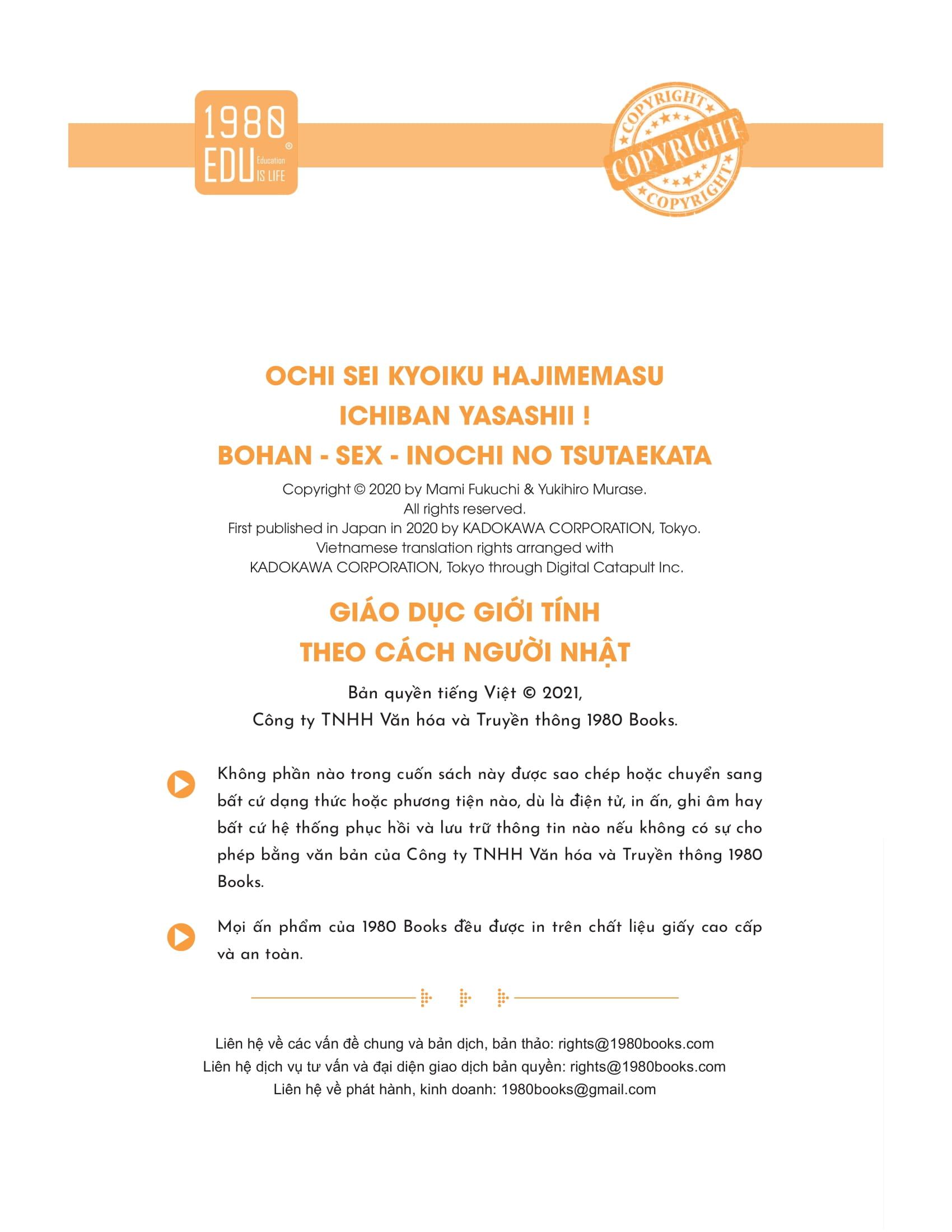 Giáo Dục Giới Tính Theo Cách Người Nhật