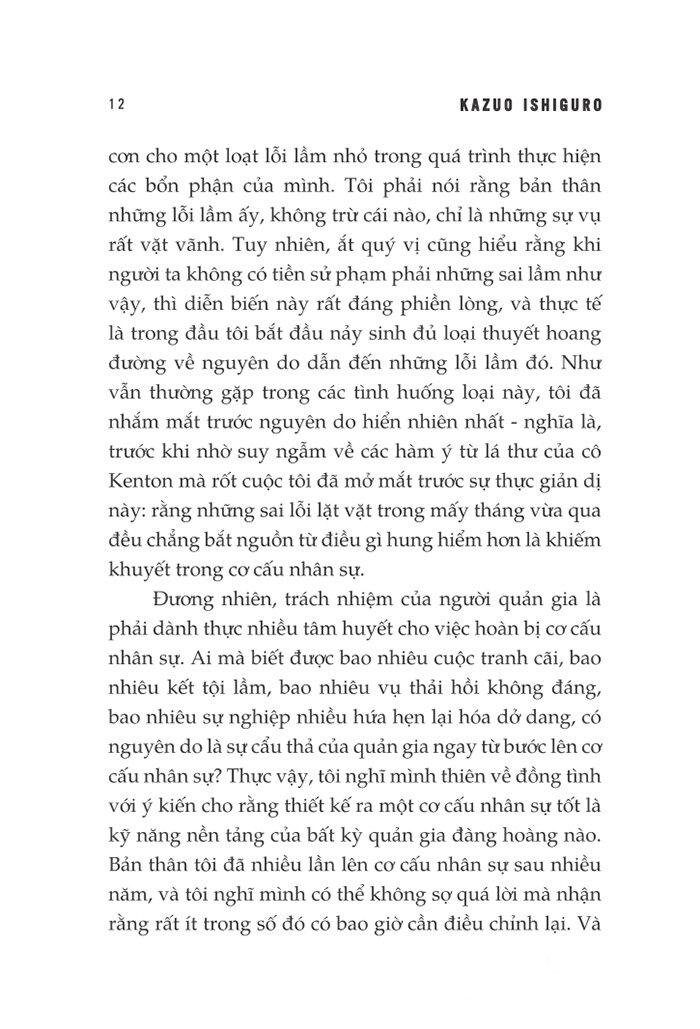 Tàn Ngày Để Lại (Bìa Cứng)
